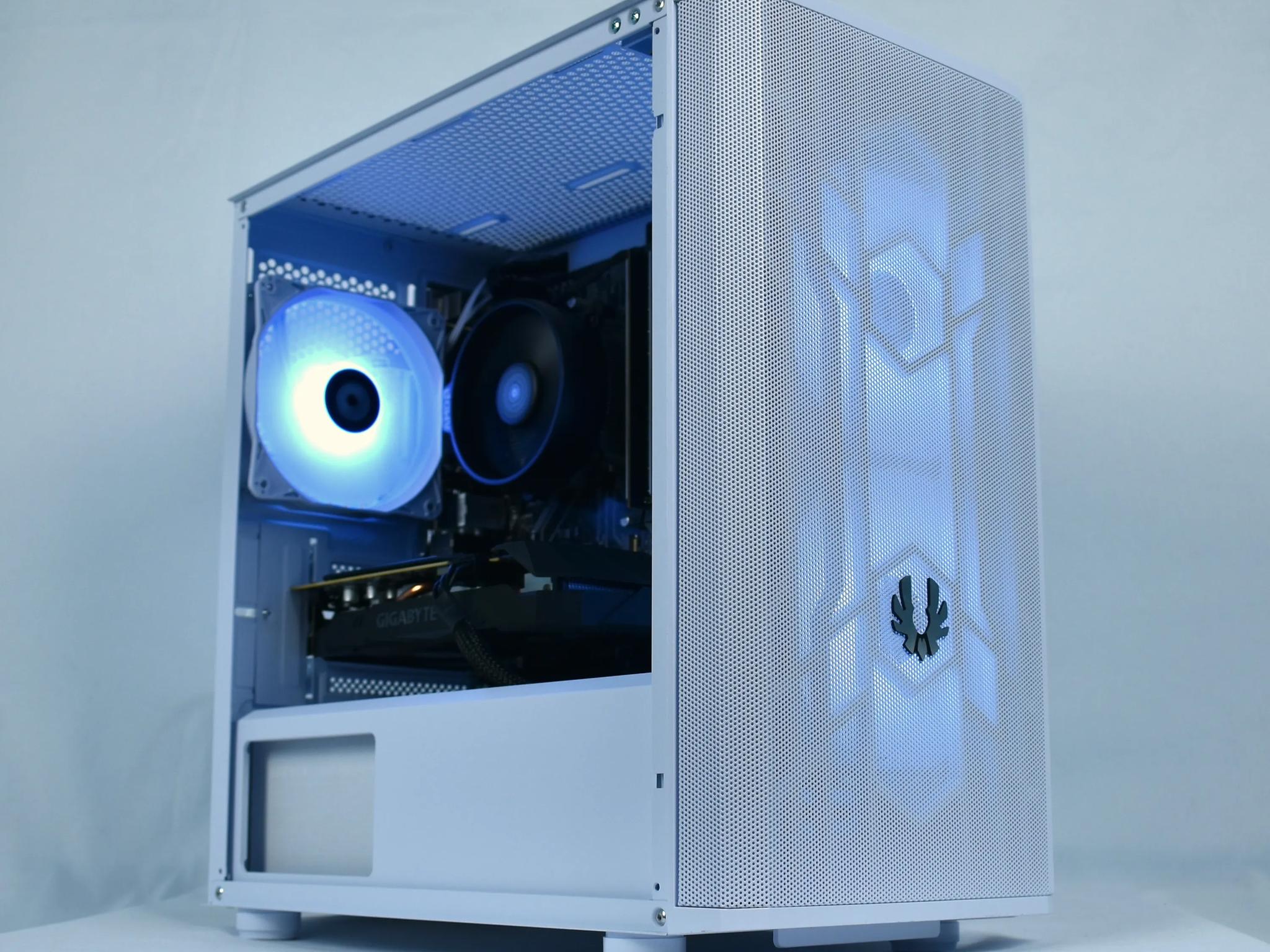 ULTIMATE VALUE Gaming/Streaming PC | Ryzen 5 3600, RX 5700XT, 1TB NVME, WiFi | Custom PC (White)