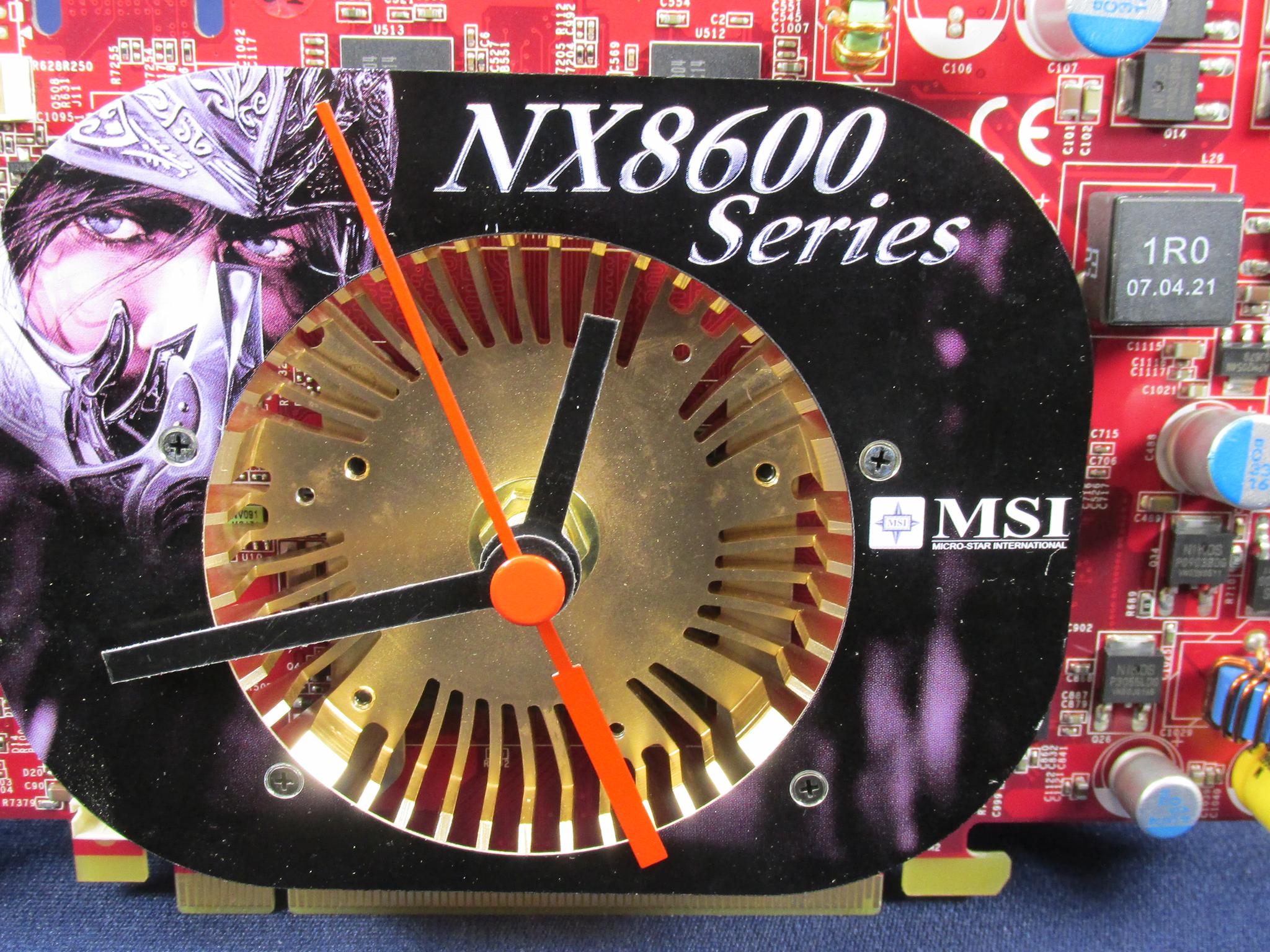 MSI GeForce 8600 GT - (NX8600GT-T2D512E-OC) Video Card Desktop GPU Clock