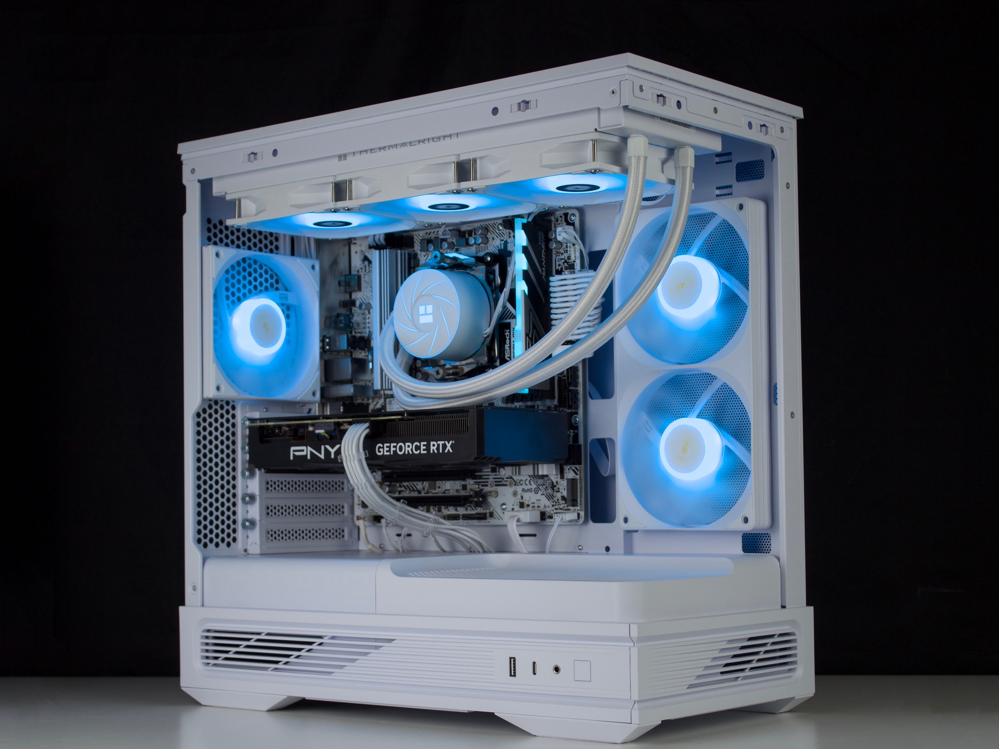 ❄️🧊💎- Whiteout 1440P Gaming PC | RTX 4070, Ryzen 5 7600X, 16GB RAM, 1TB SSD ❄️🧊💎