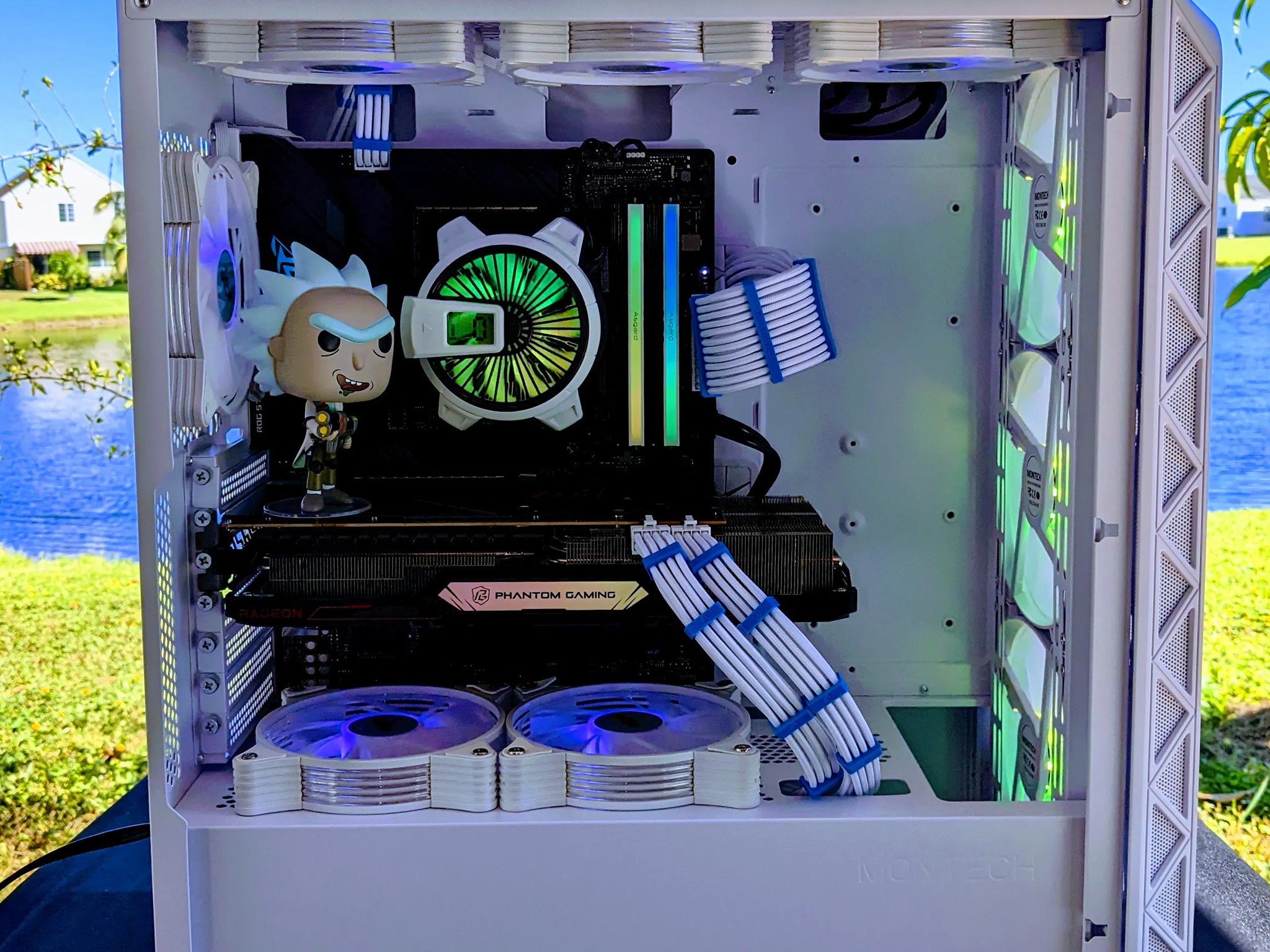 PRO Gaming PC | Weaponized Rick🧪| Ryzen 7 5700| RX 6800 16GB| 32GB DDR4| 2TB NVMe/SSD| Windows 11