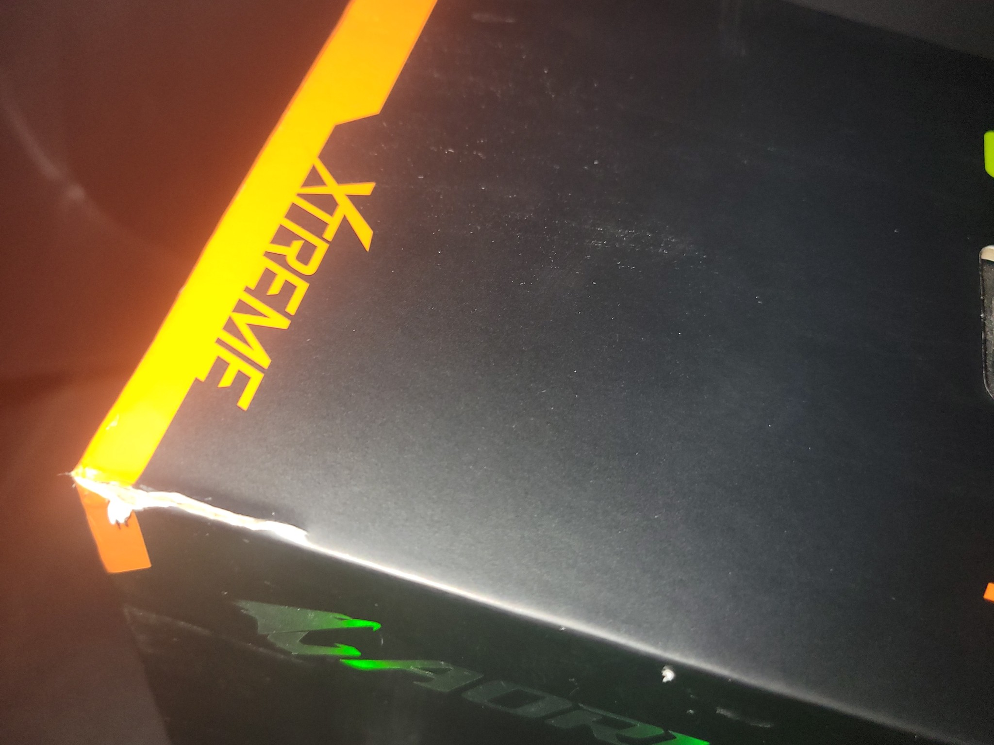 ⚡ Rare AORUS Black & Gold Chibi Figurine + RTX 3080 Xtreme Box (96% Near‑Mint) 🏆✨