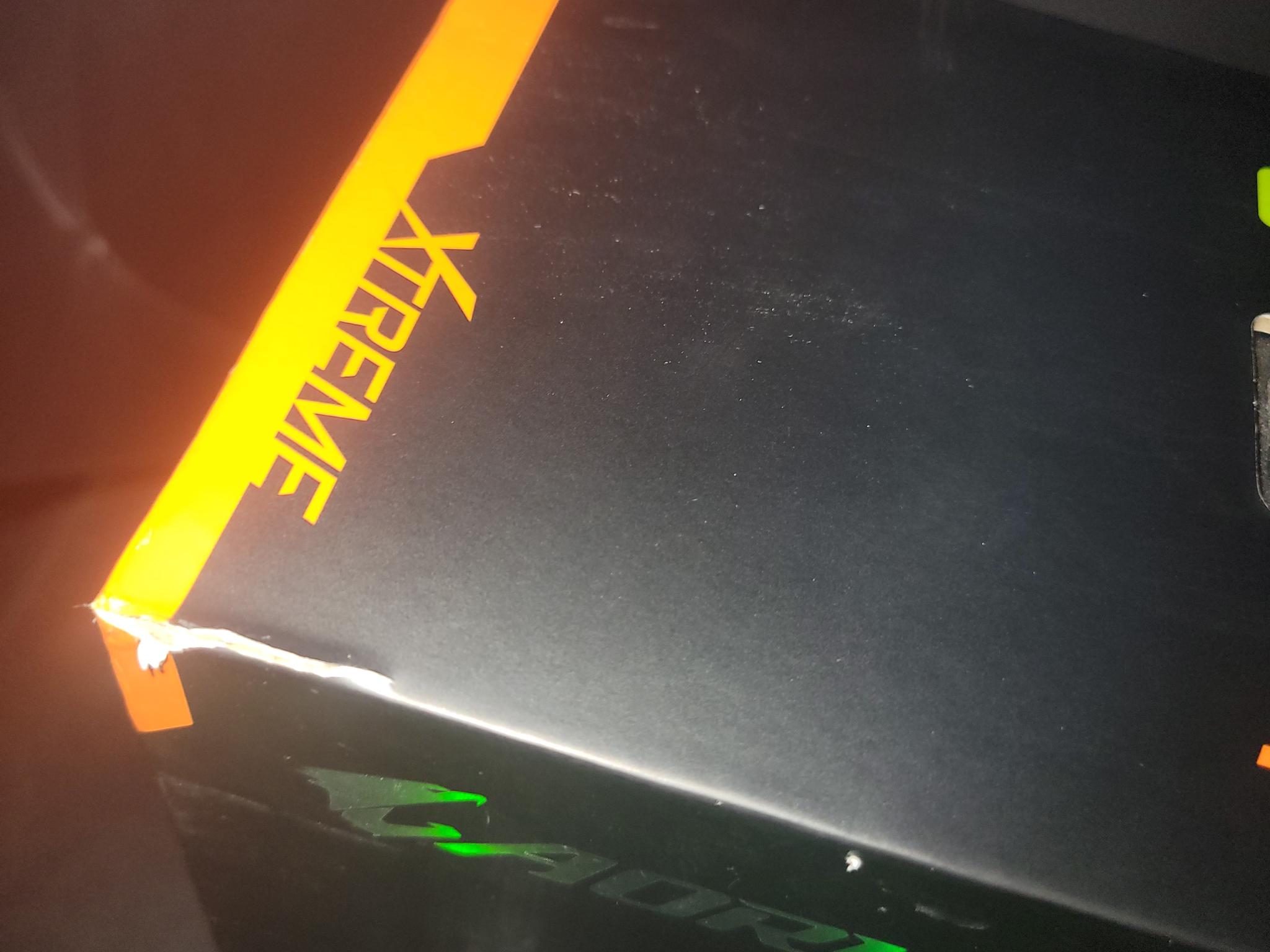 ⚡ Rare AORUS Black & Gold Chibi Figurine + RTX 3080 Xtreme Box (96% Near‑Mint) 🏆✨
