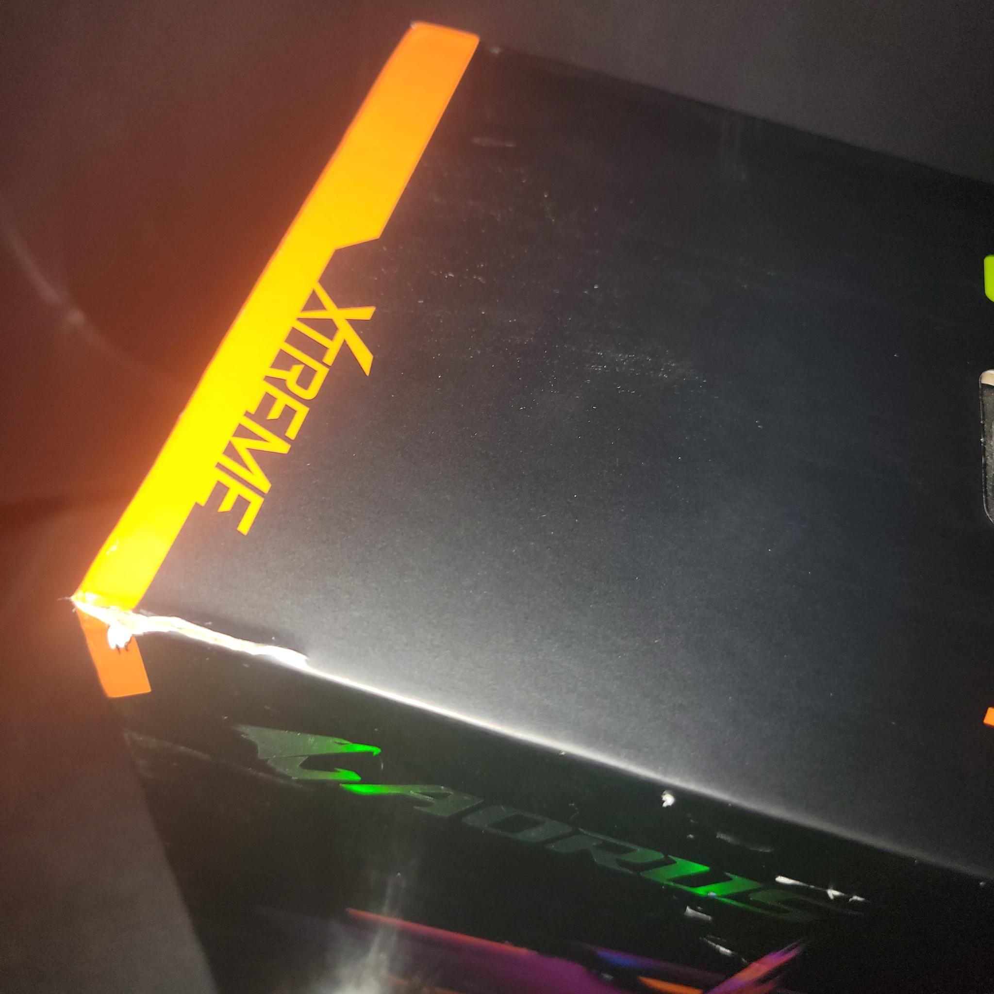 ⚡ Rare AORUS Black & Gold Chibi Figurine + RTX 3080 Xtreme Box (96% Near‑Mint) 🏆✨