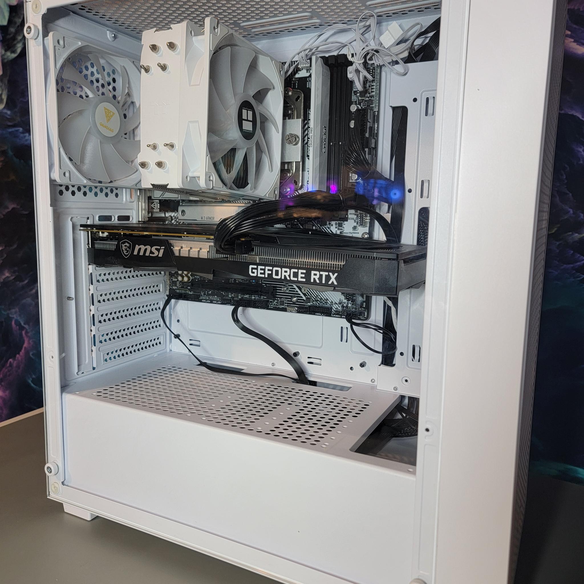 MSI RTX 3060 12gb + Ryzen 7600x PC Build #46