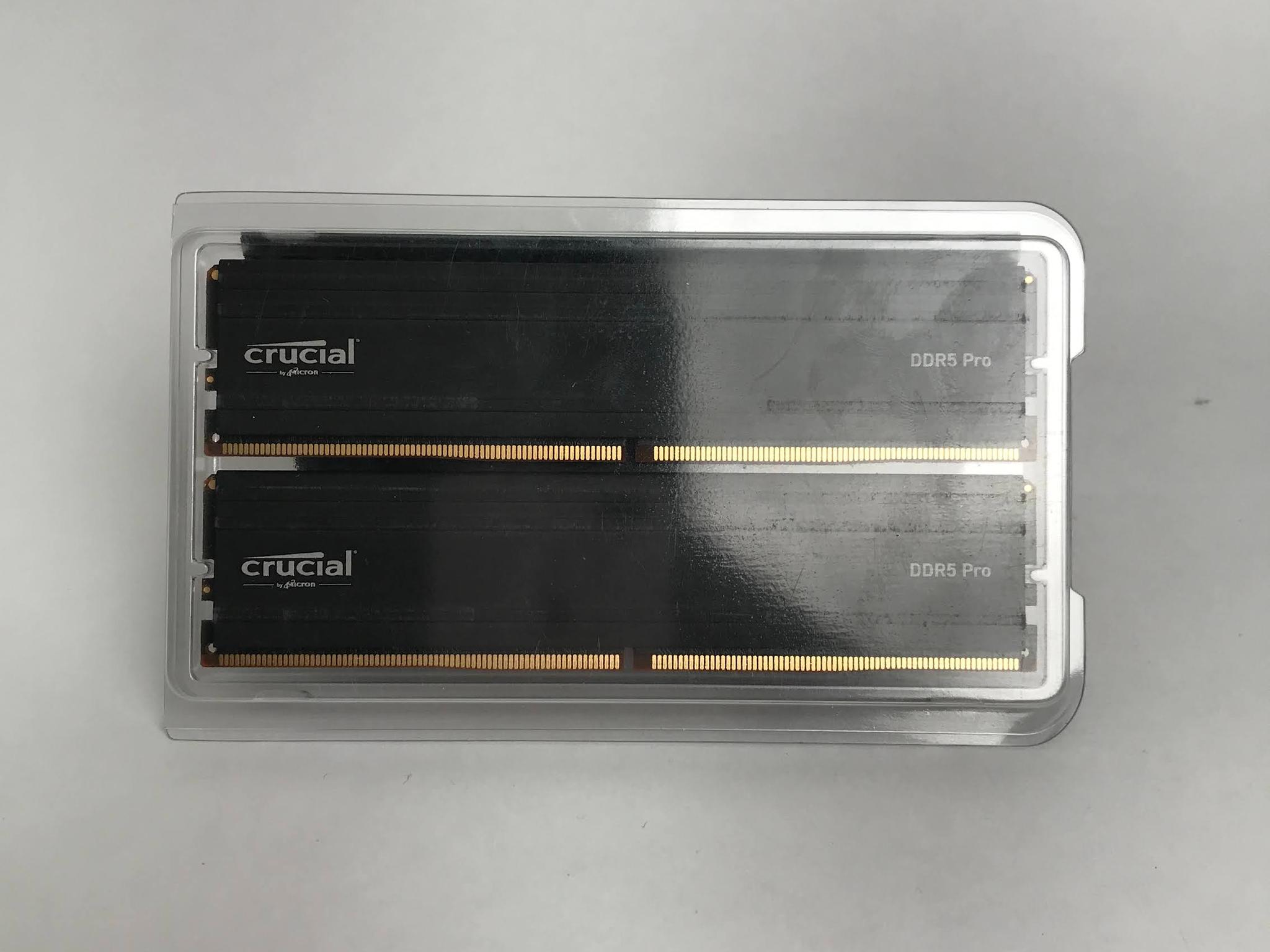 Crucial - Pro 48GB (2 x 24GB) DDR5 6000 (PC5 48000) XMP 3.0 & AMD EXPO Ready