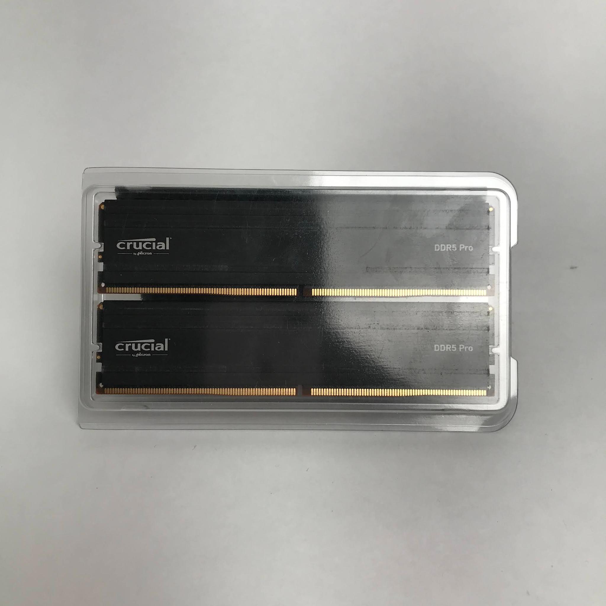Crucial - Pro 48GB (2 x 24GB) DDR5 6000 (PC5 48000) XMP 3.0 & AMD EXPO Ready