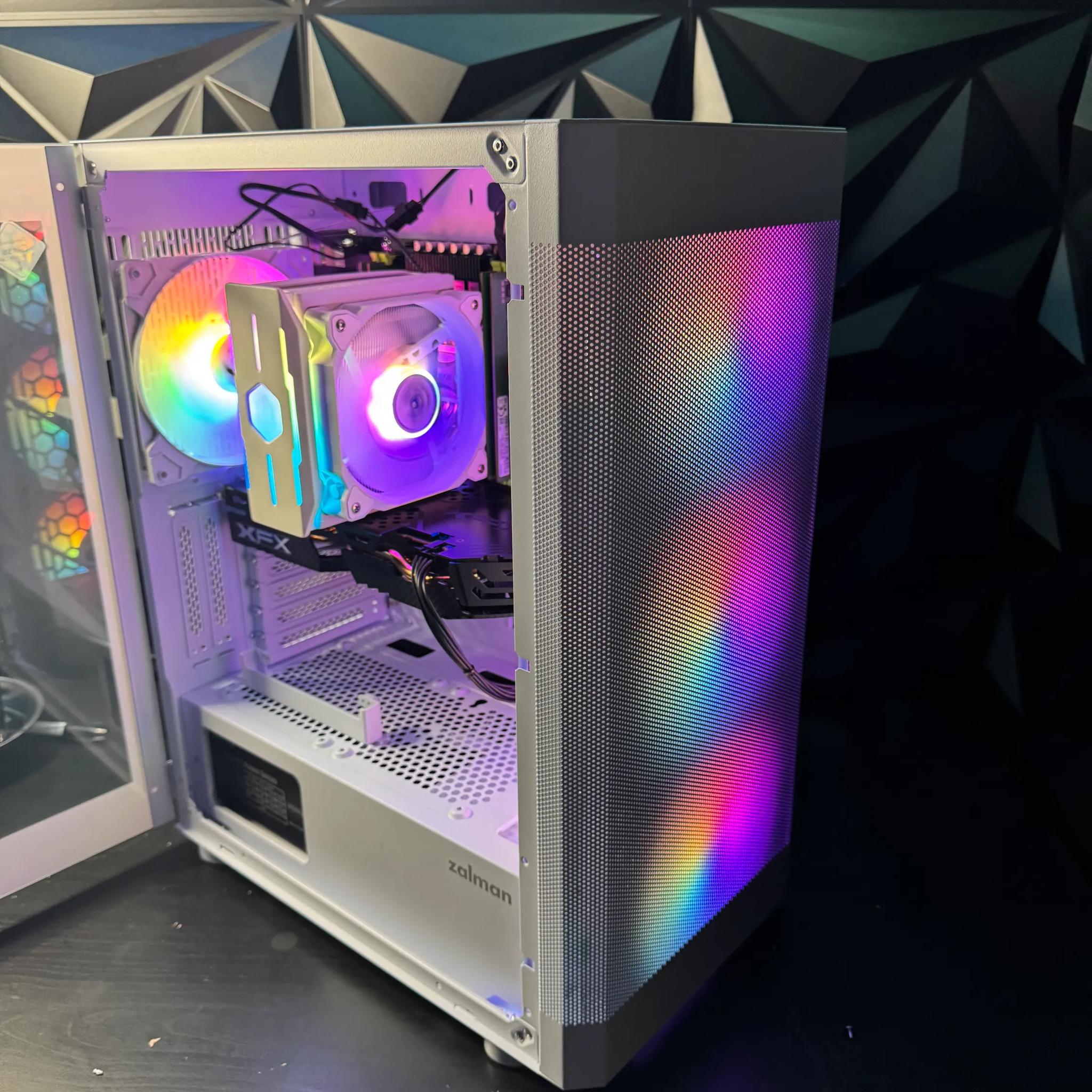 ❄️ White Snow Budget Build ❄️ Xeon 2630  8-core | RX 580 8 GB |32 GB DDR4