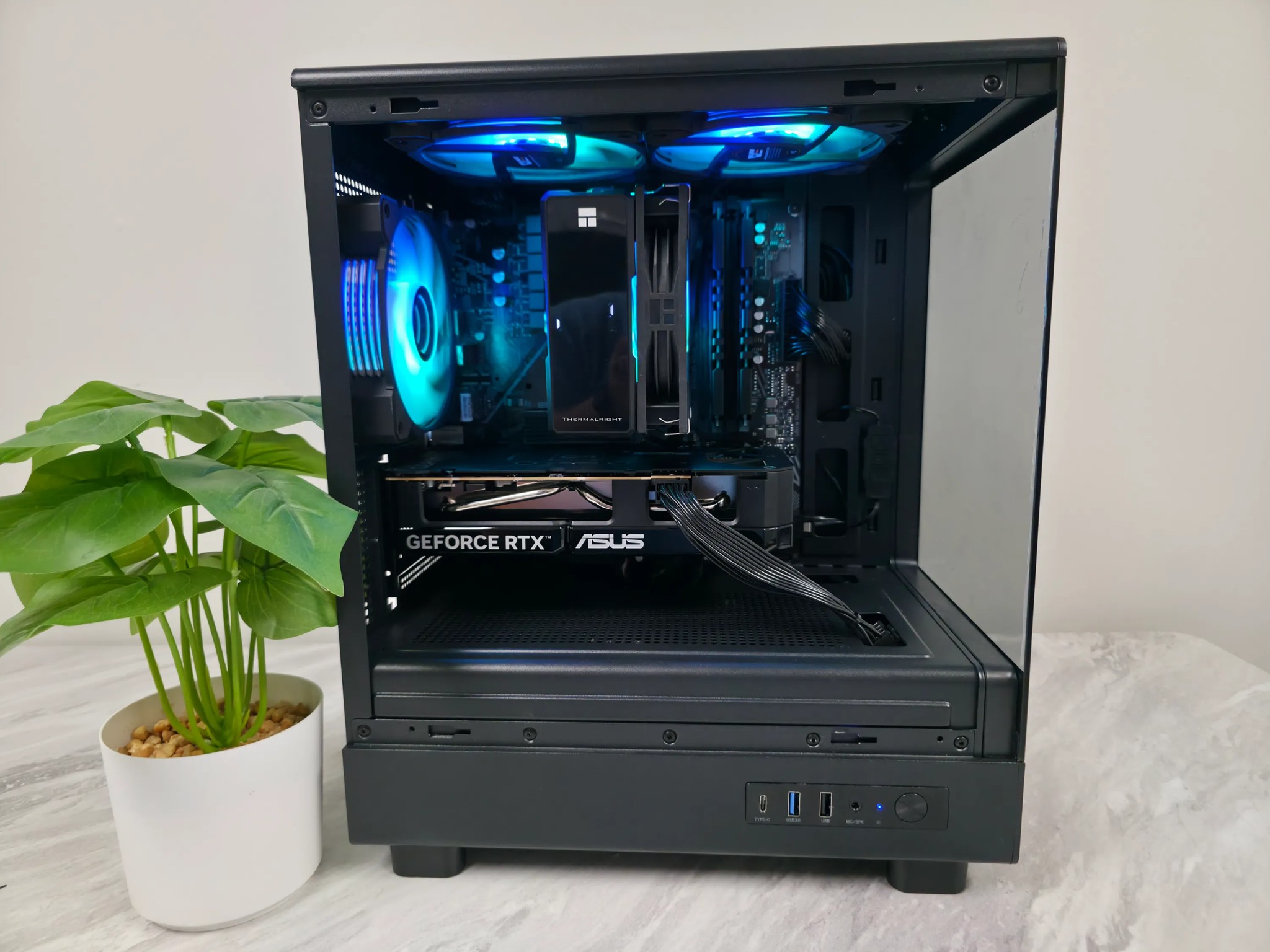 1080p / 1440p Gaming PC Computer (Asus Dual RTX 5060, Ryzen 5500, 32gb DDR4 3200 MTs)