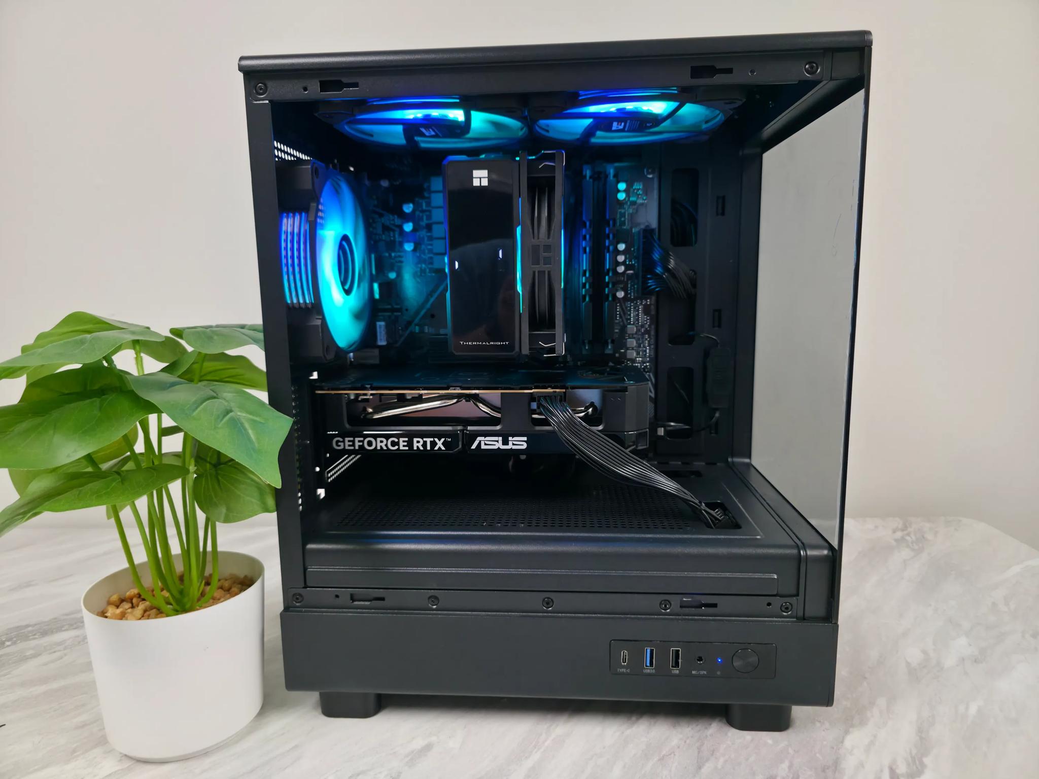1080p / 1440p Gaming PC Computer (Asus Dual RTX 5060, Ryzen 5500, 32gb DDR4 3200 MTs)