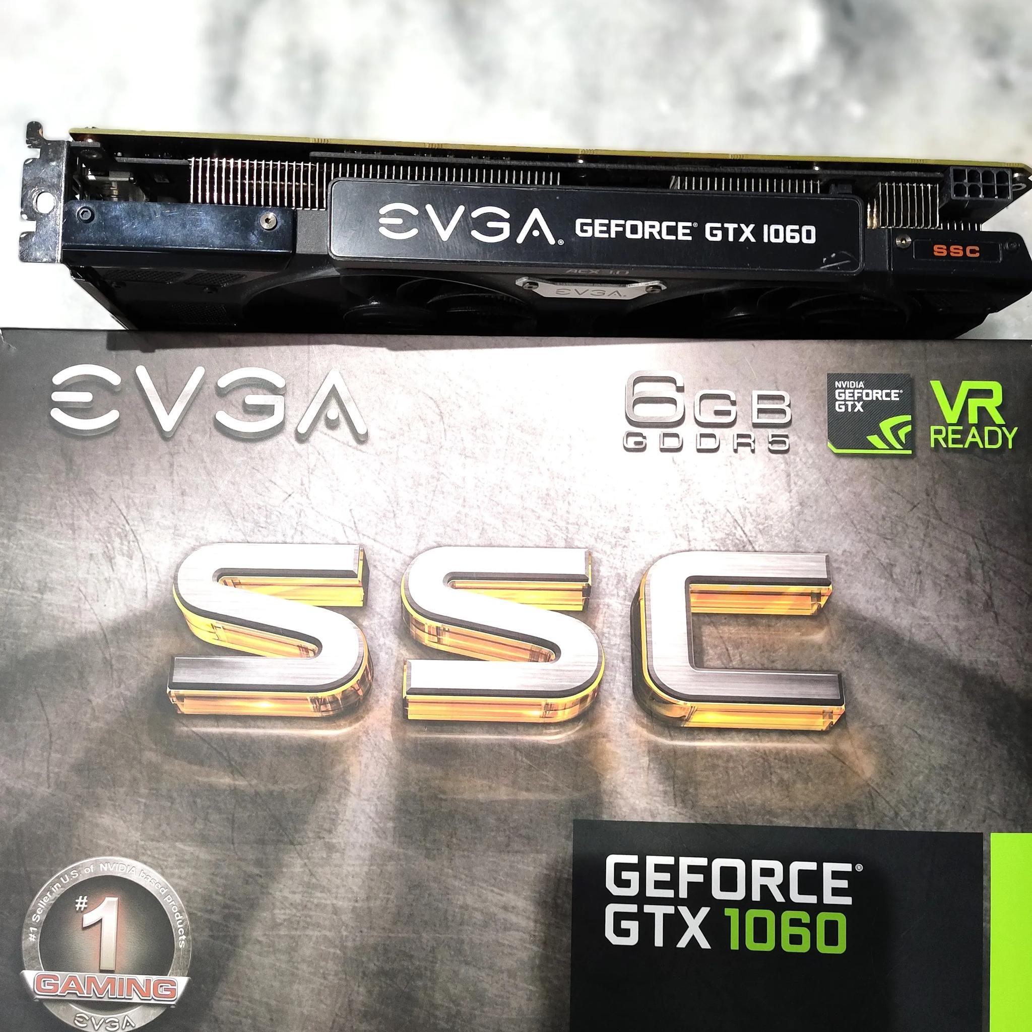 EVGA Geforce GTX 1060 6GB SSC
