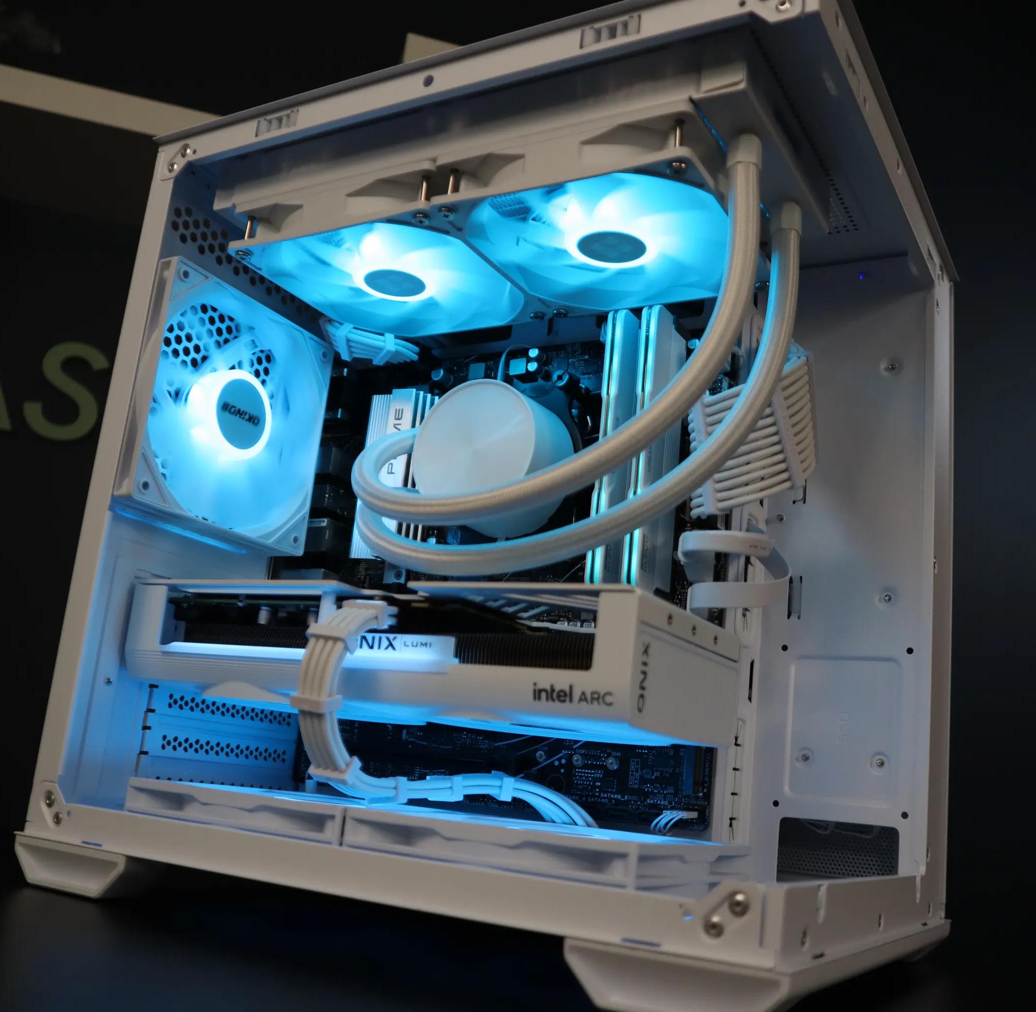 NEW GAMING PC | RYZEN 7600X | INTEL B580 12BG | 1TB | WHITE | All Parts Brand New