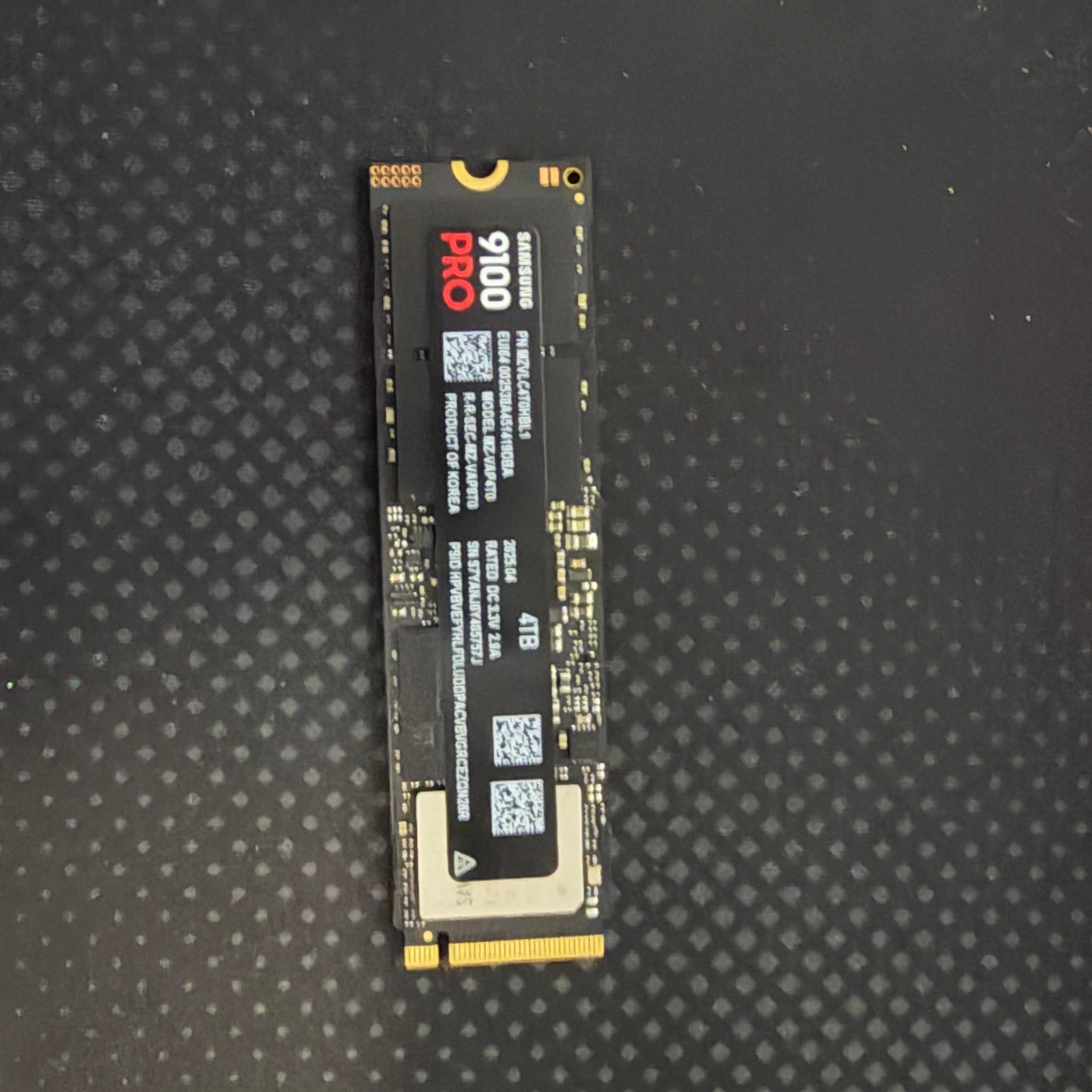Samsung 9100 pro 4tb