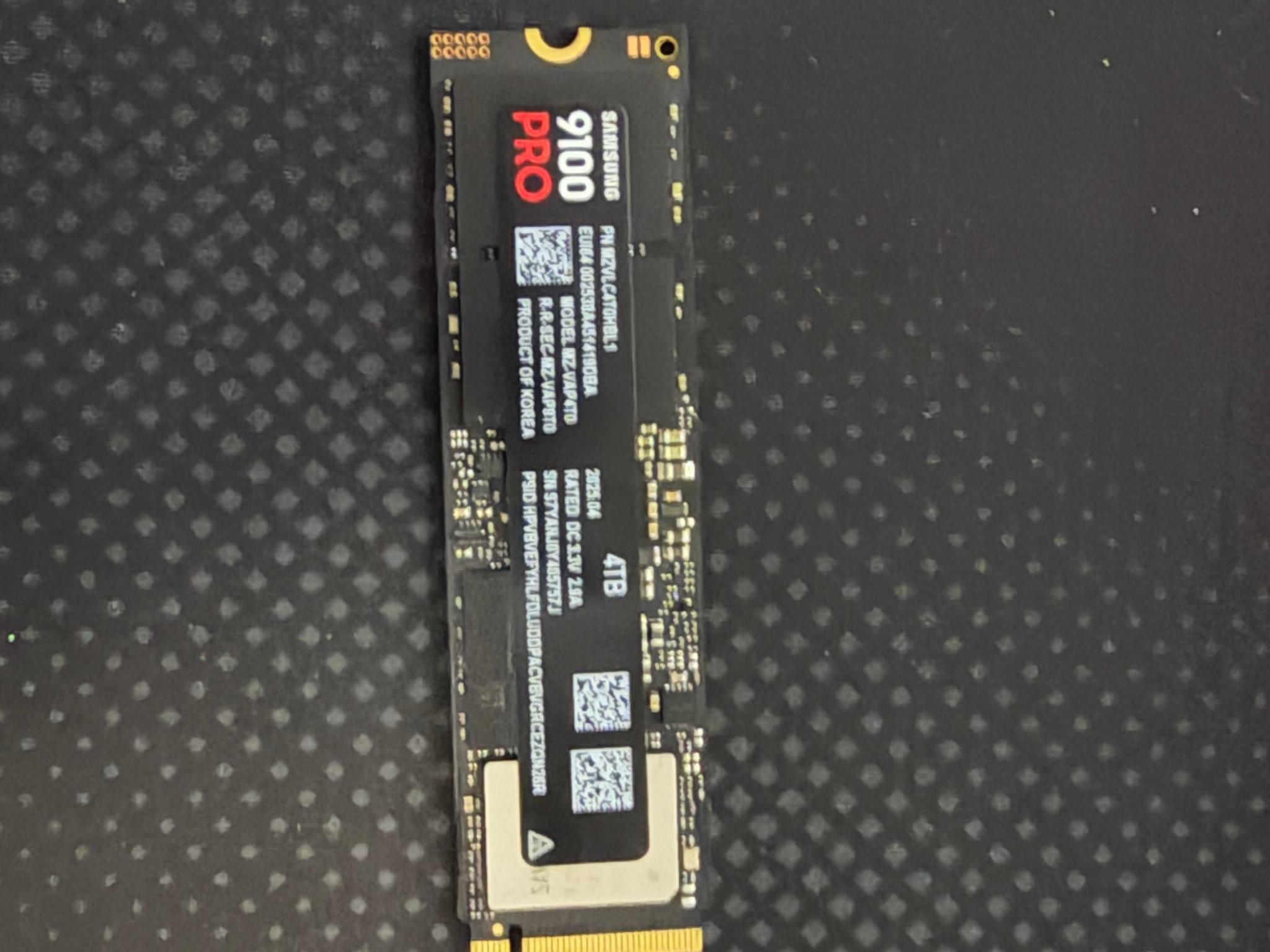 Samsung 9100 pro 4tb