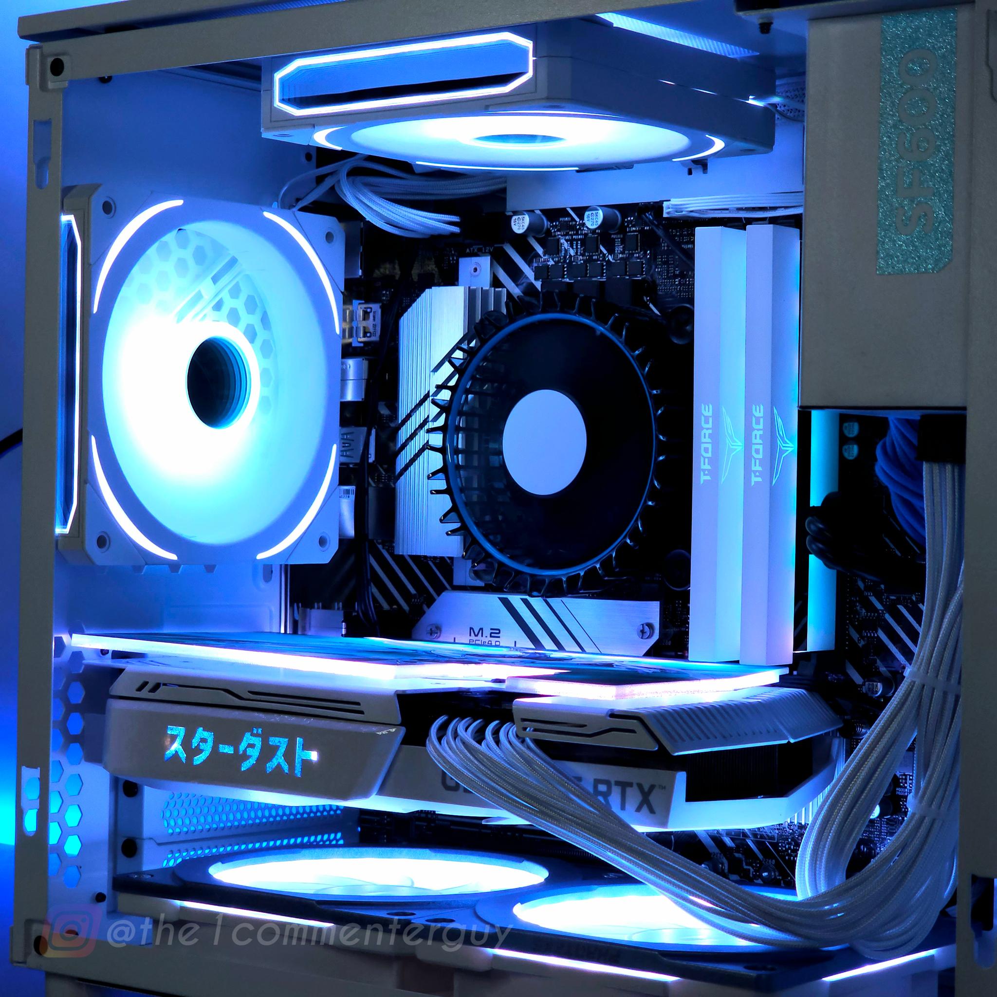 Stardust🐉| RTX 3060, i3 12100f, 1tb nvme Yu-Gi-Oh theme pc build