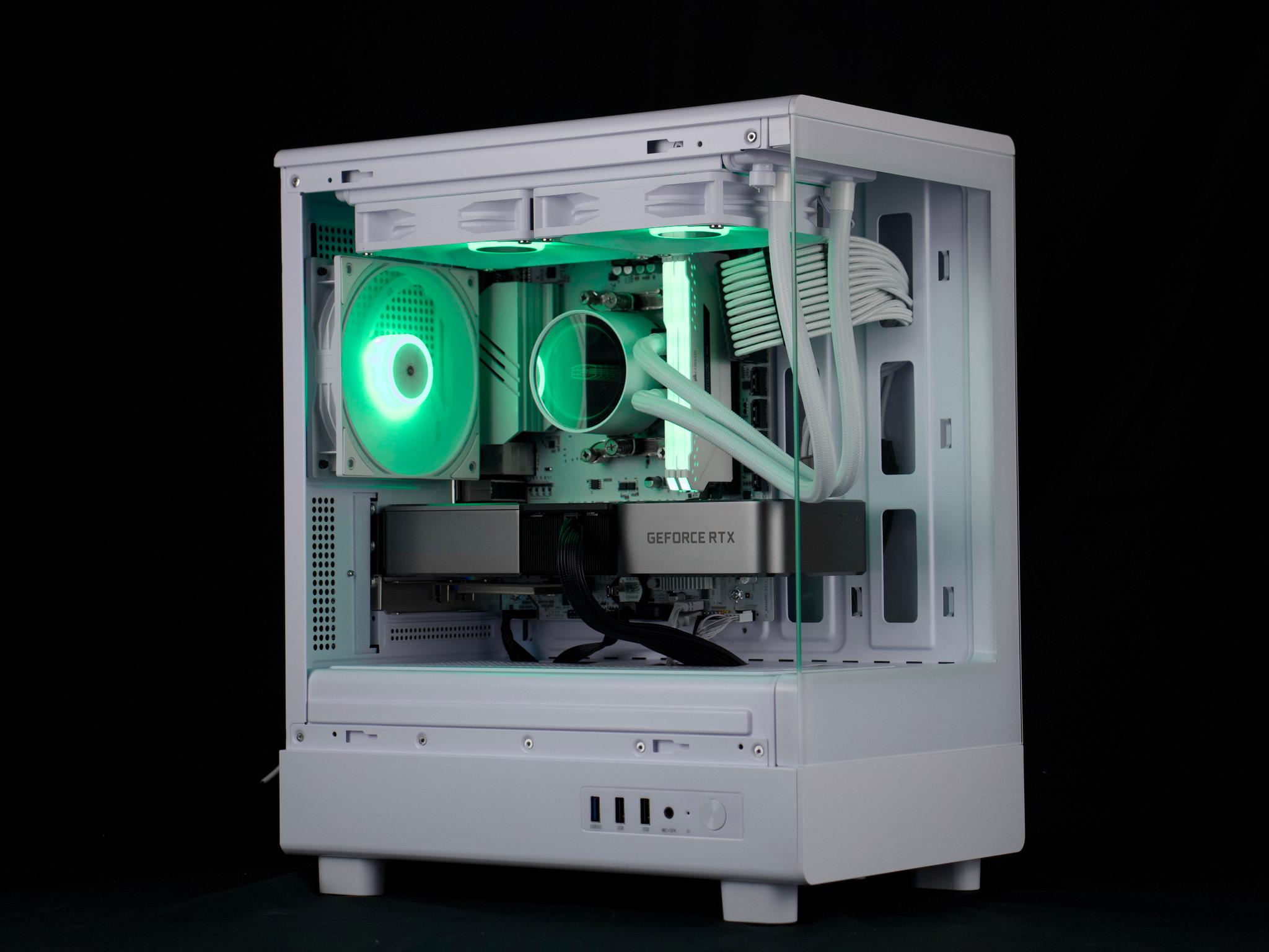 🧊❄️🧊 White Gaming PC – RTX 3070 TI, Ryzen 5 5600, 16GB RAM, 1TB NVMe SSD - WiFi, BlueTooth 🧊❄️🧊