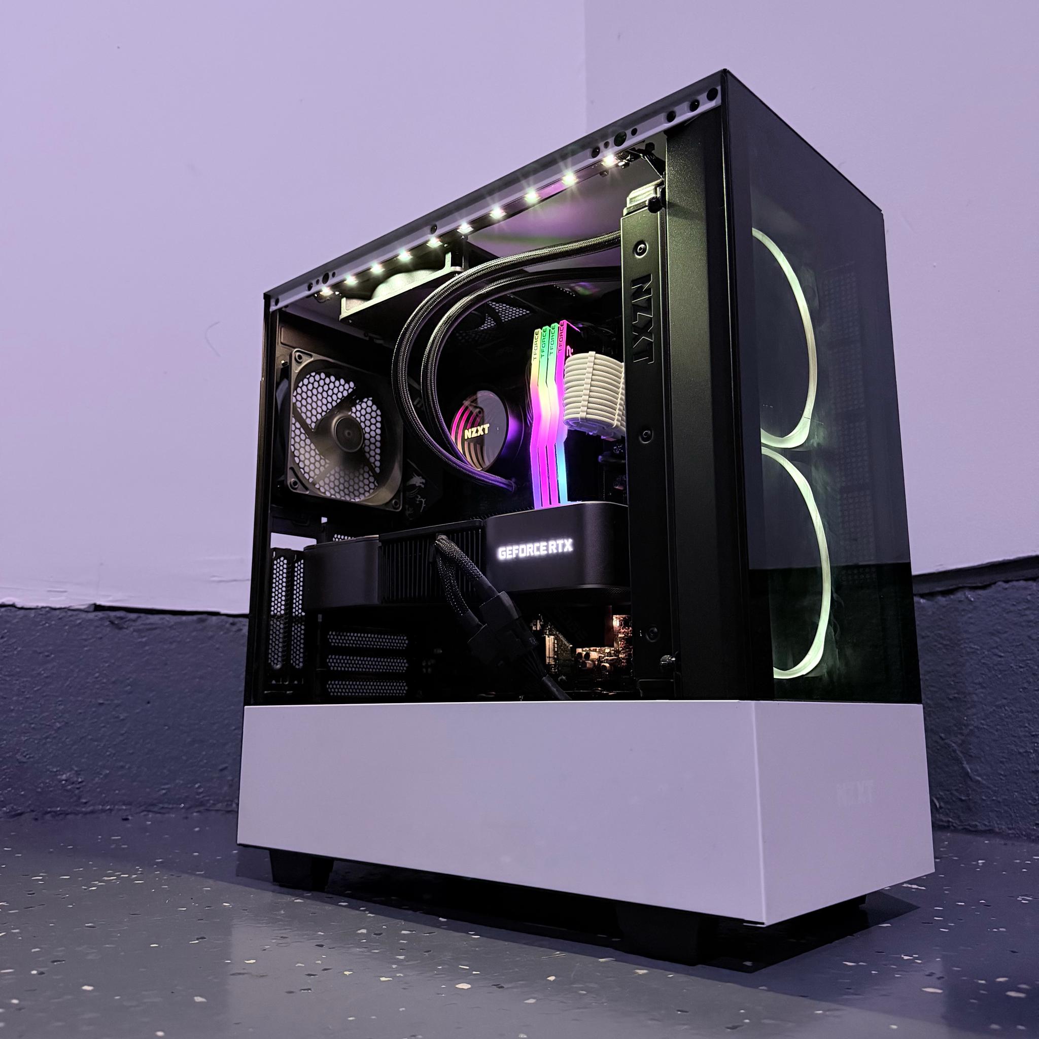 ⚫️"Obsidian Pearl"⚪️| 4K Gaming | RTX 3090 24GB | Intel i9 10900k | 64GB Ram | 5TB Storage