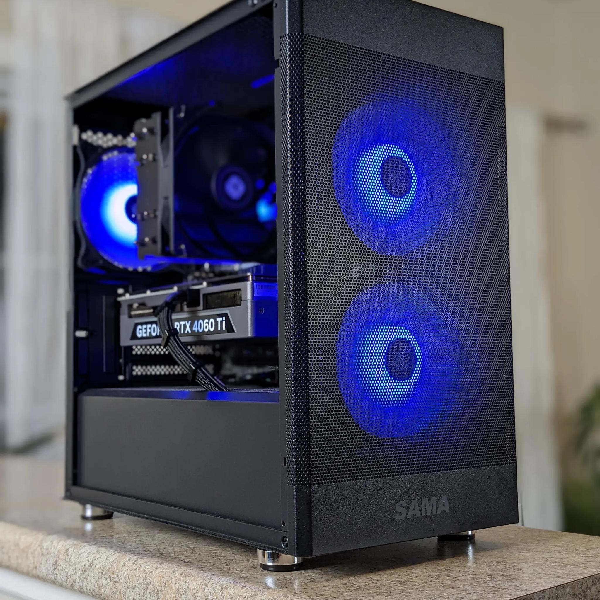 Mid Range Ryzen RGB Gaming PC - Ryzen 5 5600G - RTX 4060 Ti