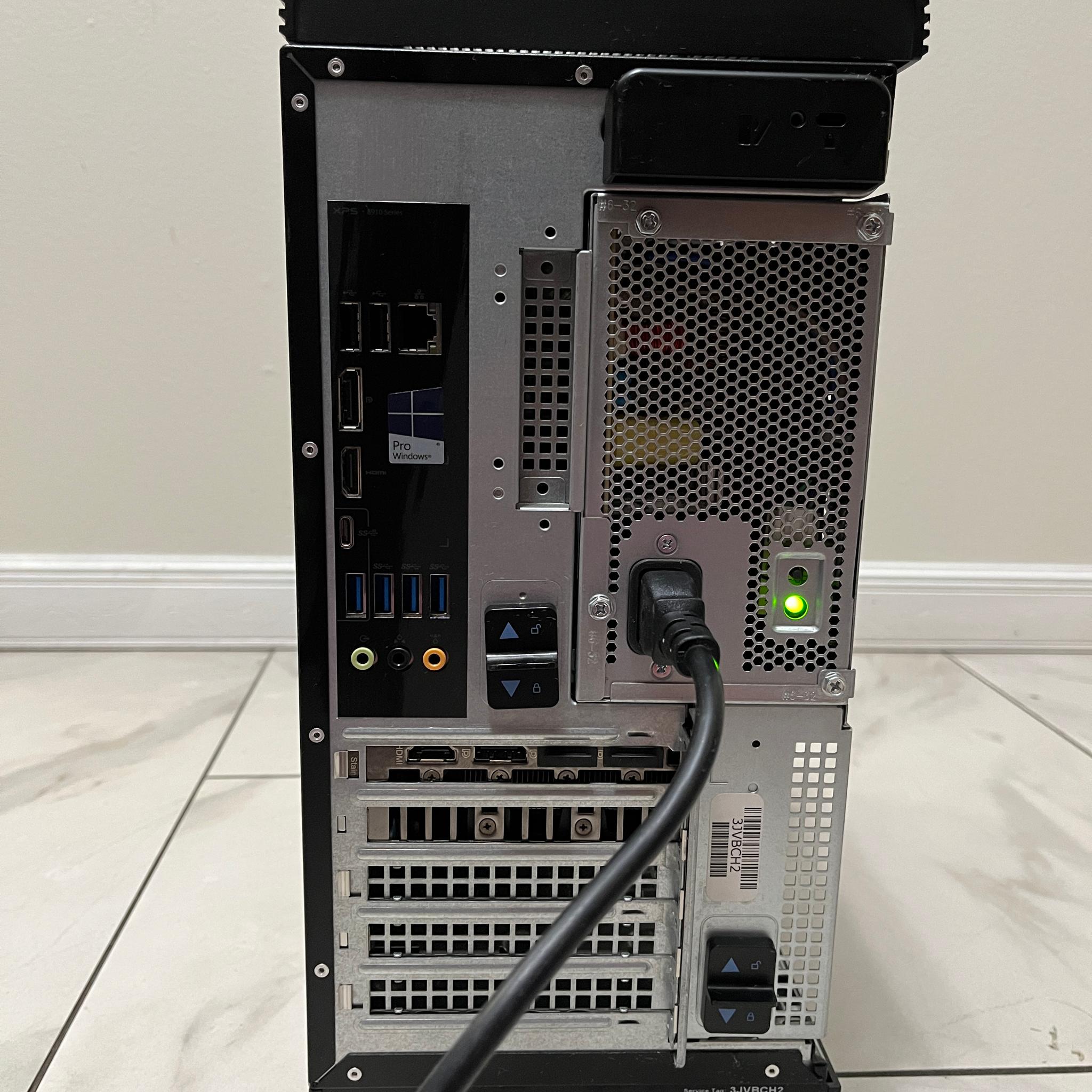 NVIDIA RTX 4060, Intel i7-6700, 16GB RAM, 750GB Storage - Dell Gaming PC w/Wi-Fi, BT