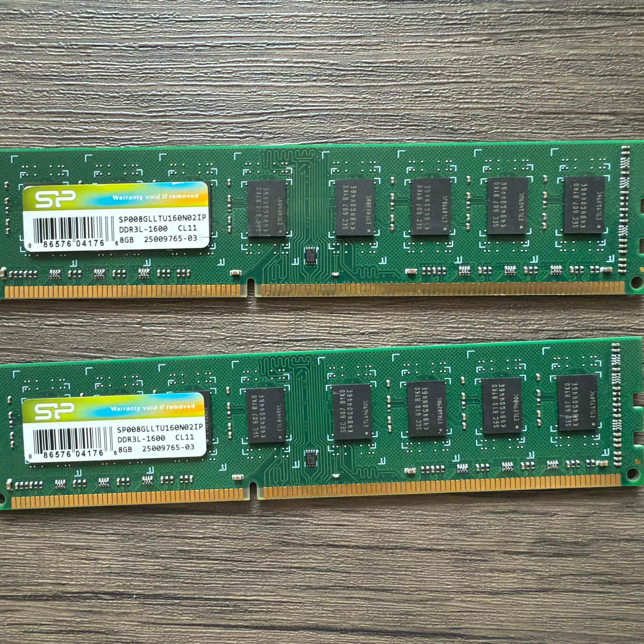 16GB (2x8) DDR3 SP Dimm memory