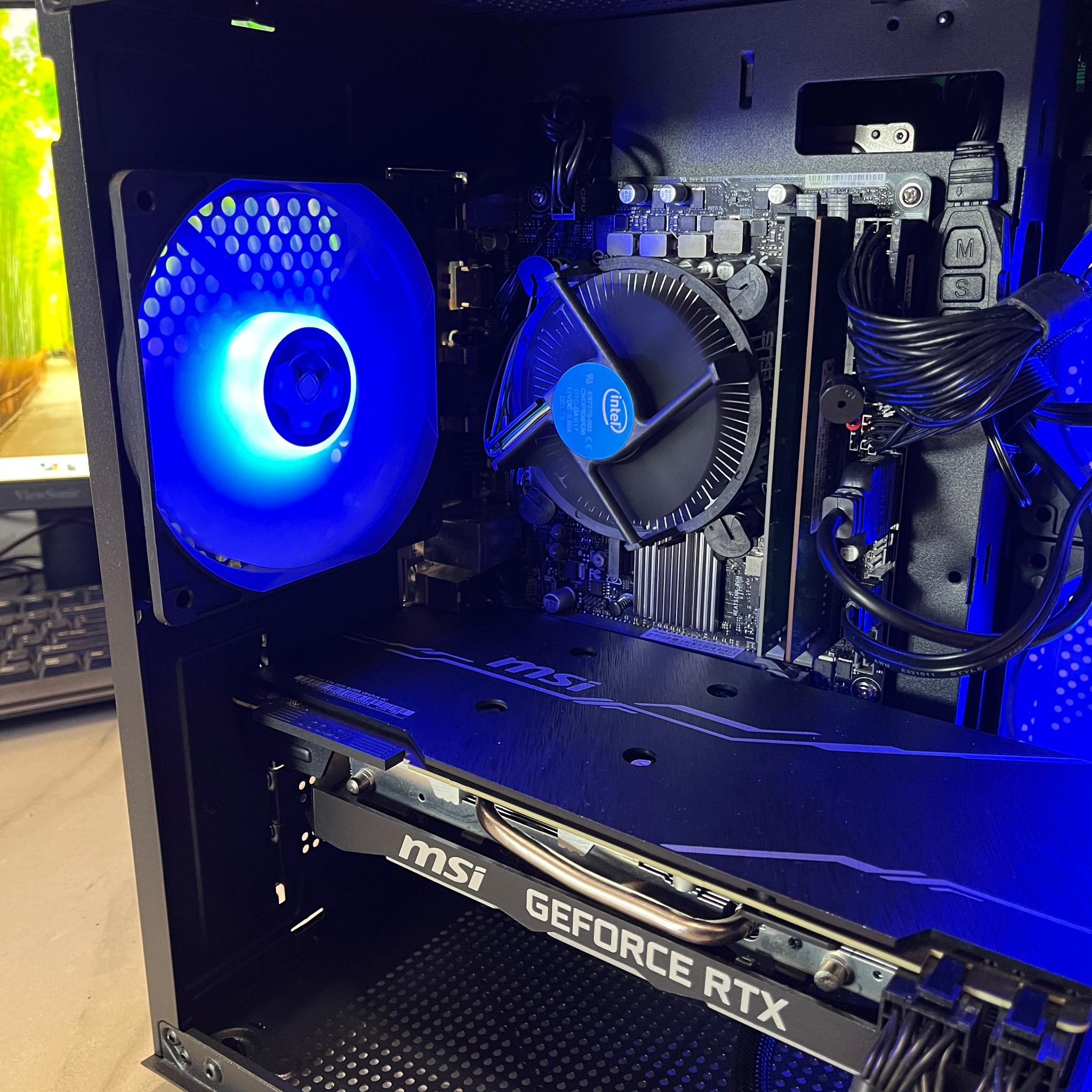 🟢🔥NVIDIA RTX 2070 Super, Intel i5-9400, 16GB RAM, 870 GB Storage, High Performance RGB Gaming PC 🖥️