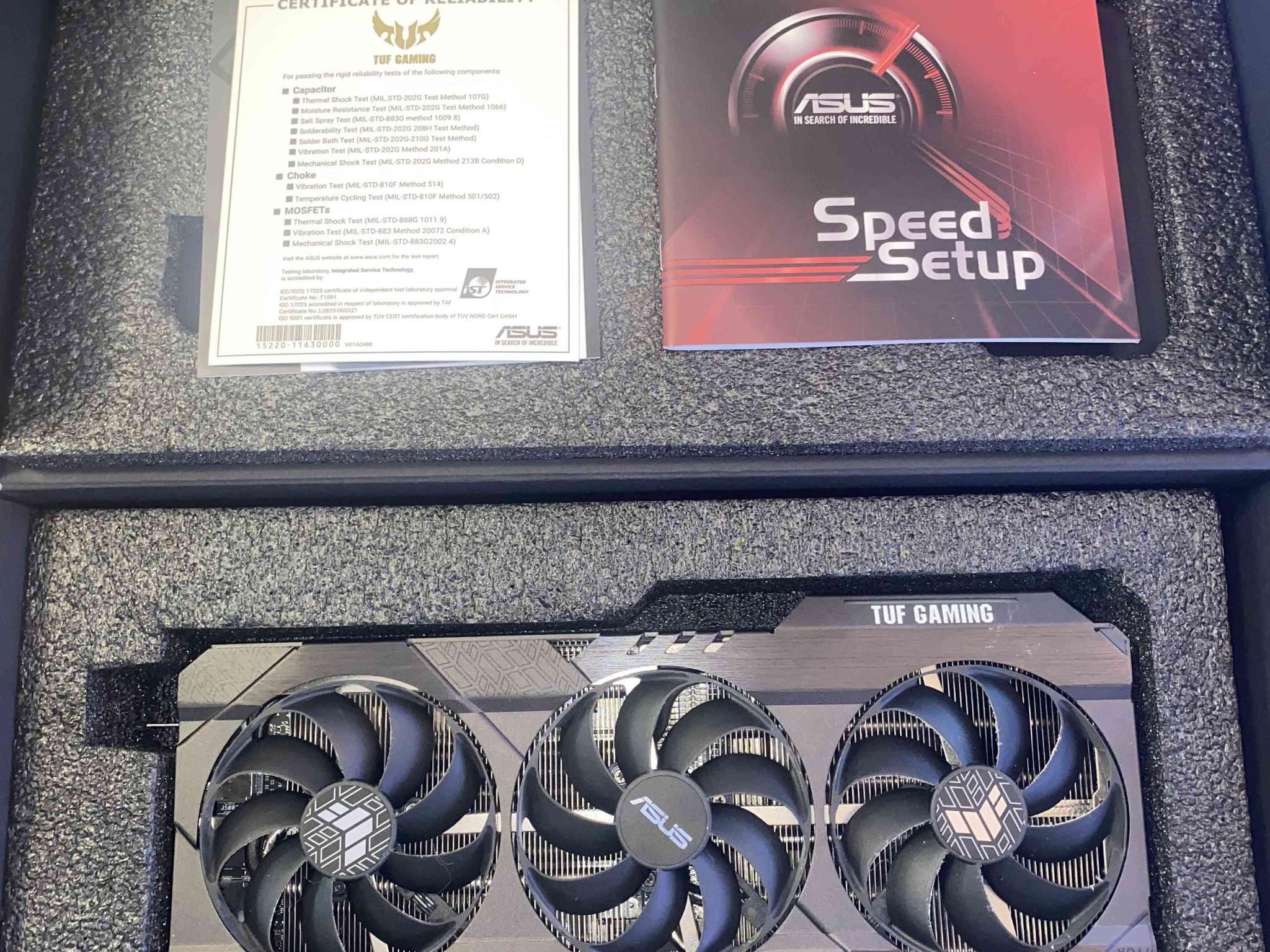 ASUS RTX 3080 TUF Gaming OC Edition 10GB