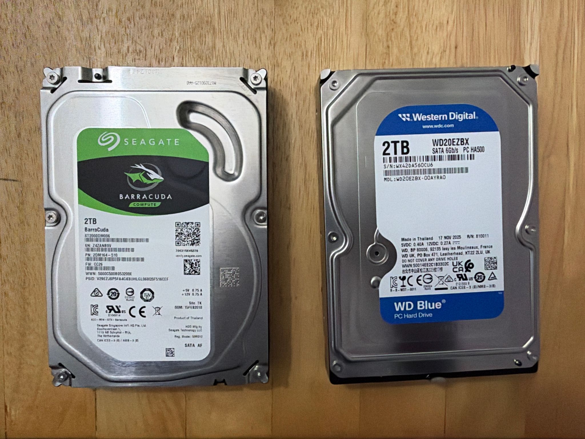2 2Tb Hard Drives