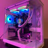 White NZXT Gaming PC | RTX 4070 12GB | Ryzen 5 7600X | 16GB DDR5 | 1TB NVMe | LCD AIO | RGB