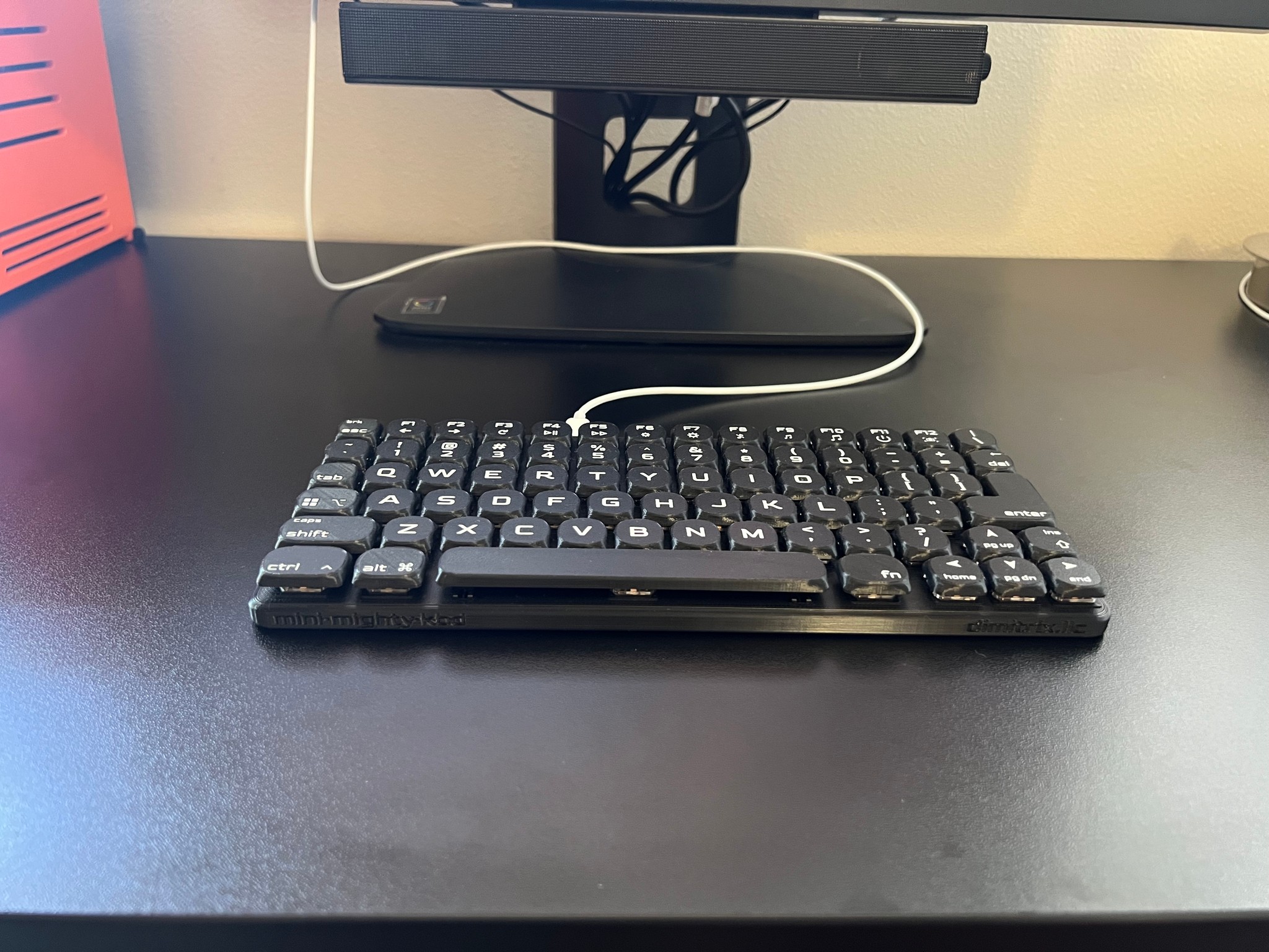 Low Profile 74-key Wired Mechanical Keyboard • Hot Swappable, Hand Assembled, Gaming, Travel, USB-C
