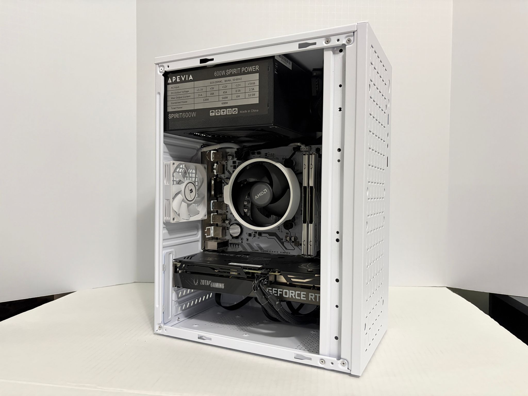 White Gaming PC – RTX 3060 Ti | Ryzen 5 | 1TB NVMe | 1080p Beast🔥🔥