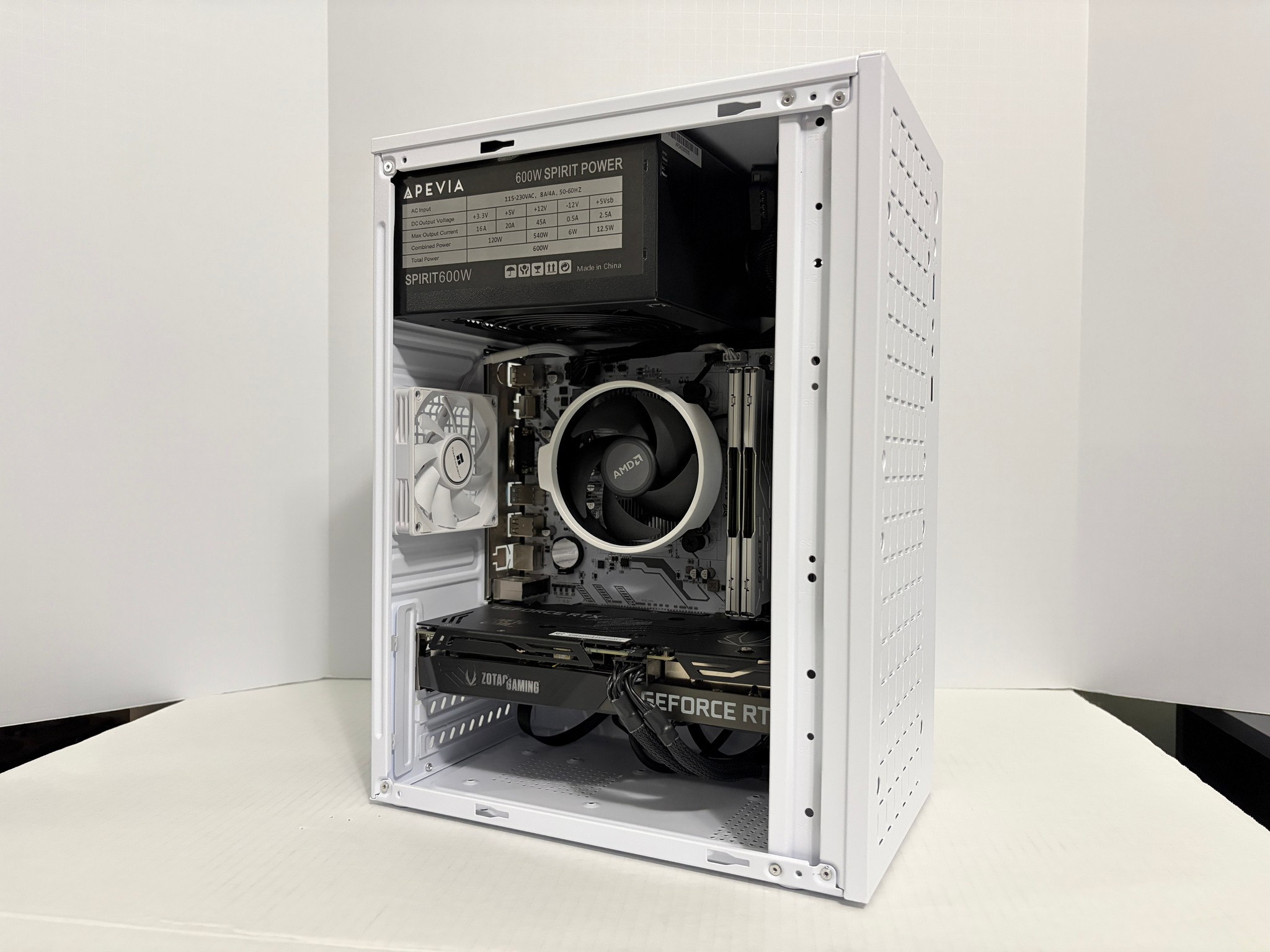 White Gaming PC – RTX 3060 Ti | Ryzen 5 | 1TB NVMe | 1080p Beast🔥🔥
