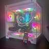 White 1080p/1440p Gaming PC – Liquid Cooled & High FPS