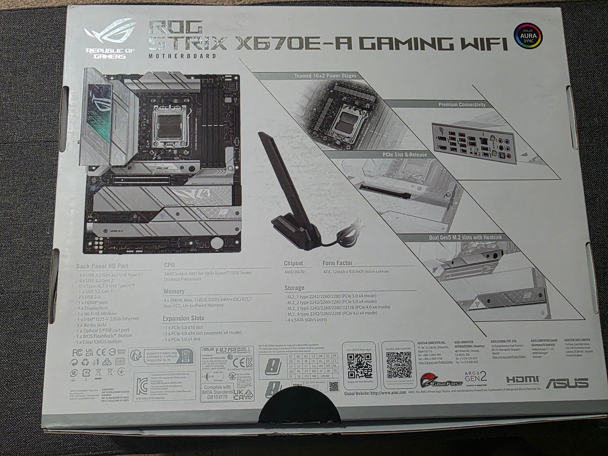 Asus ROG STRIX x670E-A Gaming WIFI