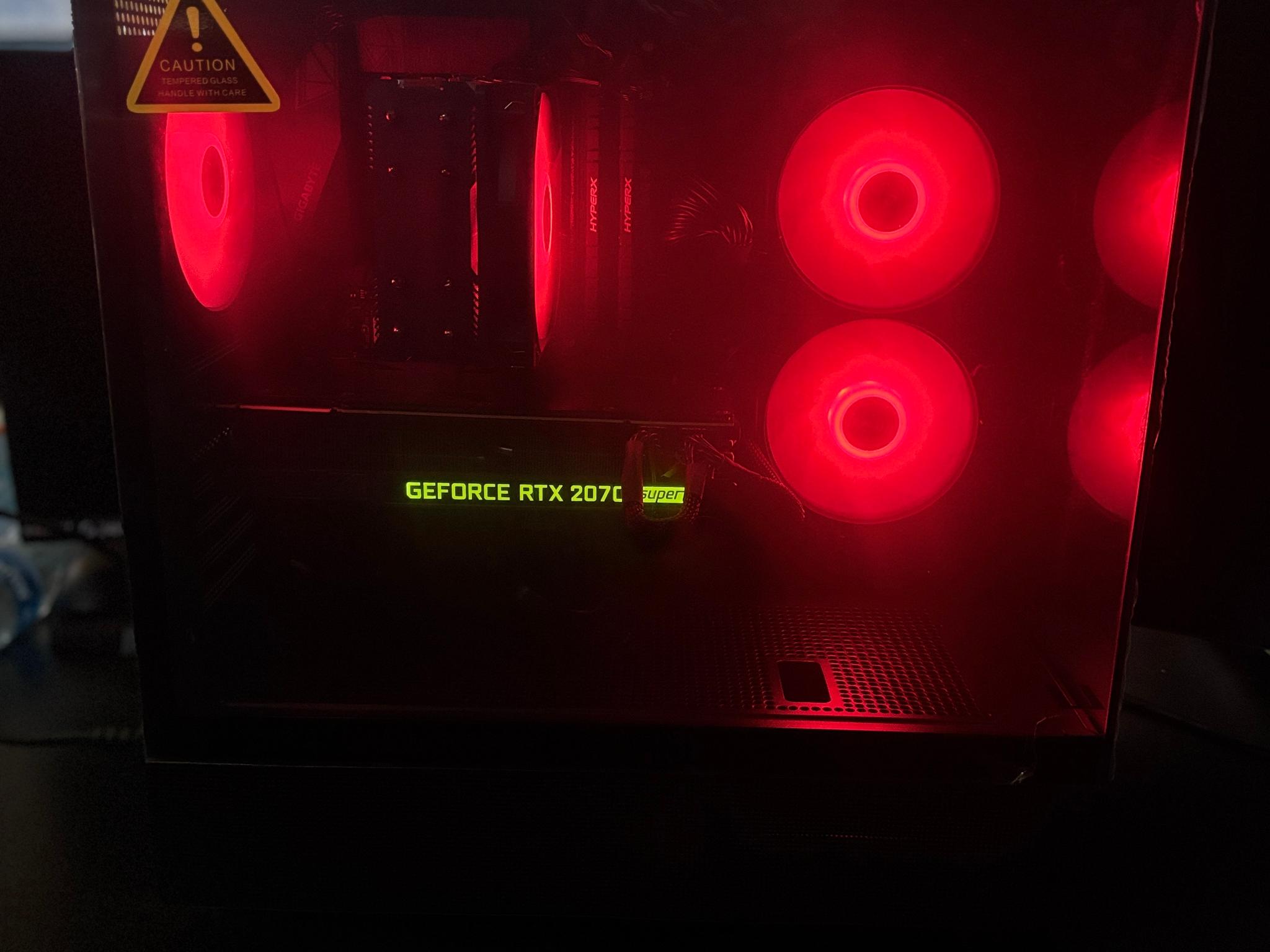 Custom Gaming PC Build (AMD Ryzen 5 3600, RTX 2070 SUPER, 16 GB DDR4 Ram, 512GB Nvme SSD)