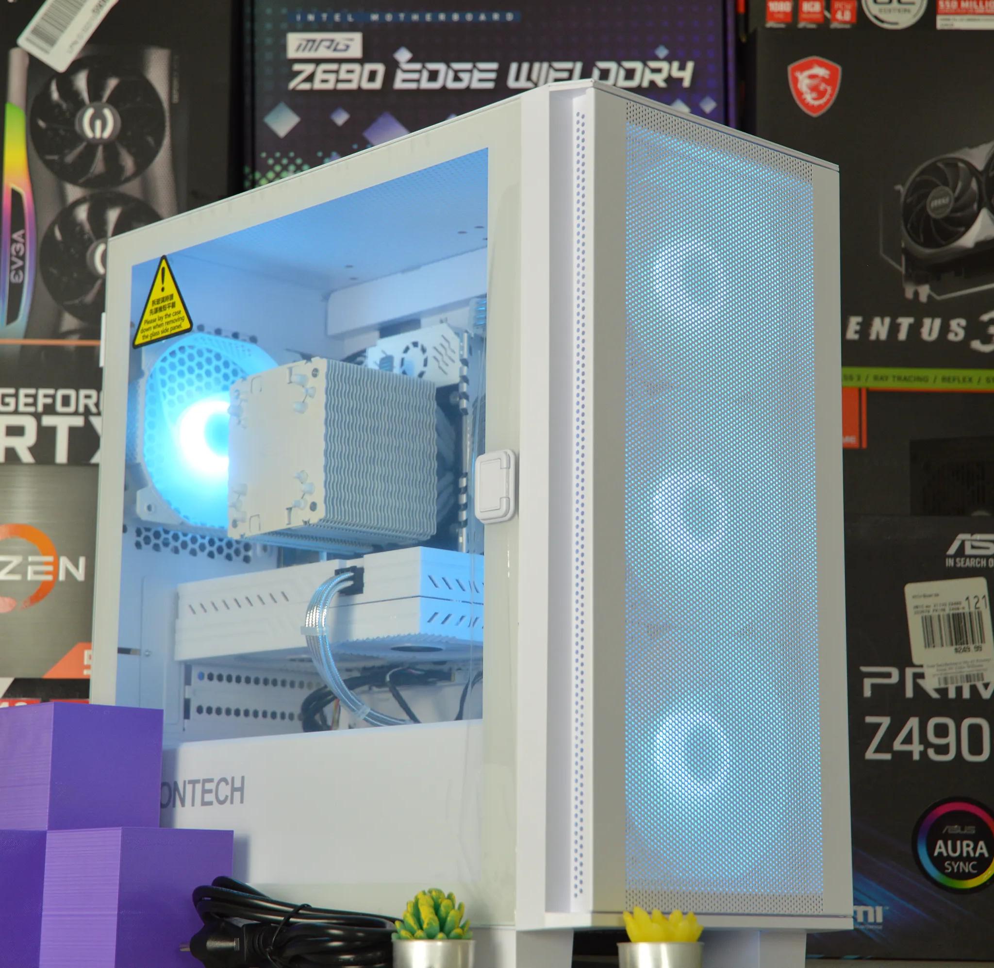 ⚪⚪| RX 580 8GB | INTEL XEON E5 2670 V3 | 16GB RAM | 512GB SSD + 1TB HDD | White-Out |