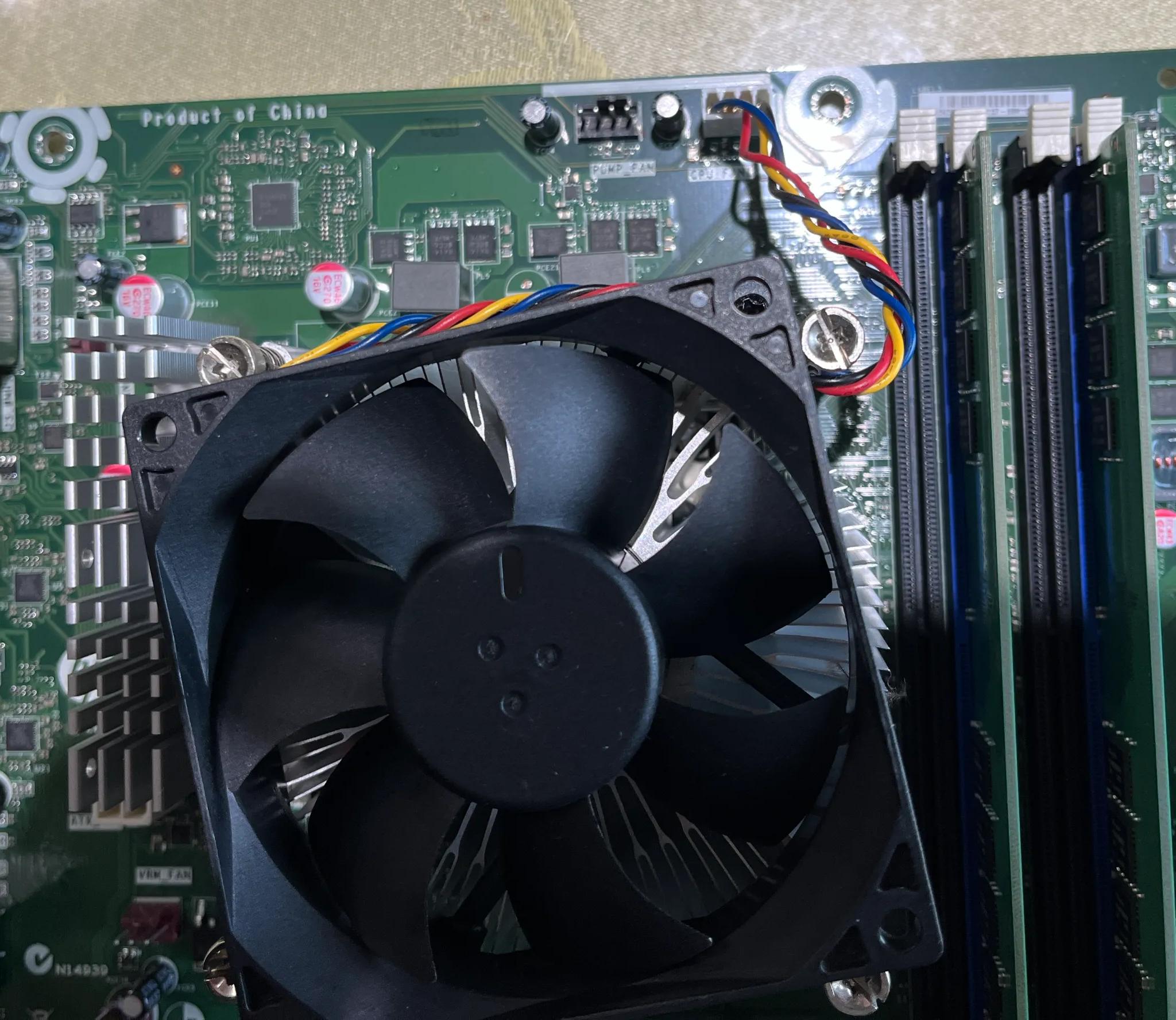 HP Thimphu Motherboard with i7-7700 CPU, 16GB DDR4 RAM, Wi-Fi & Red RGB Fan