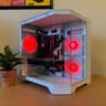 💈Custom White/Red RGB Gaming PC💈| Ryzen 3, GTX 1070, 16gb RAM | Fortnite, CoD, Arc Raiders, More!