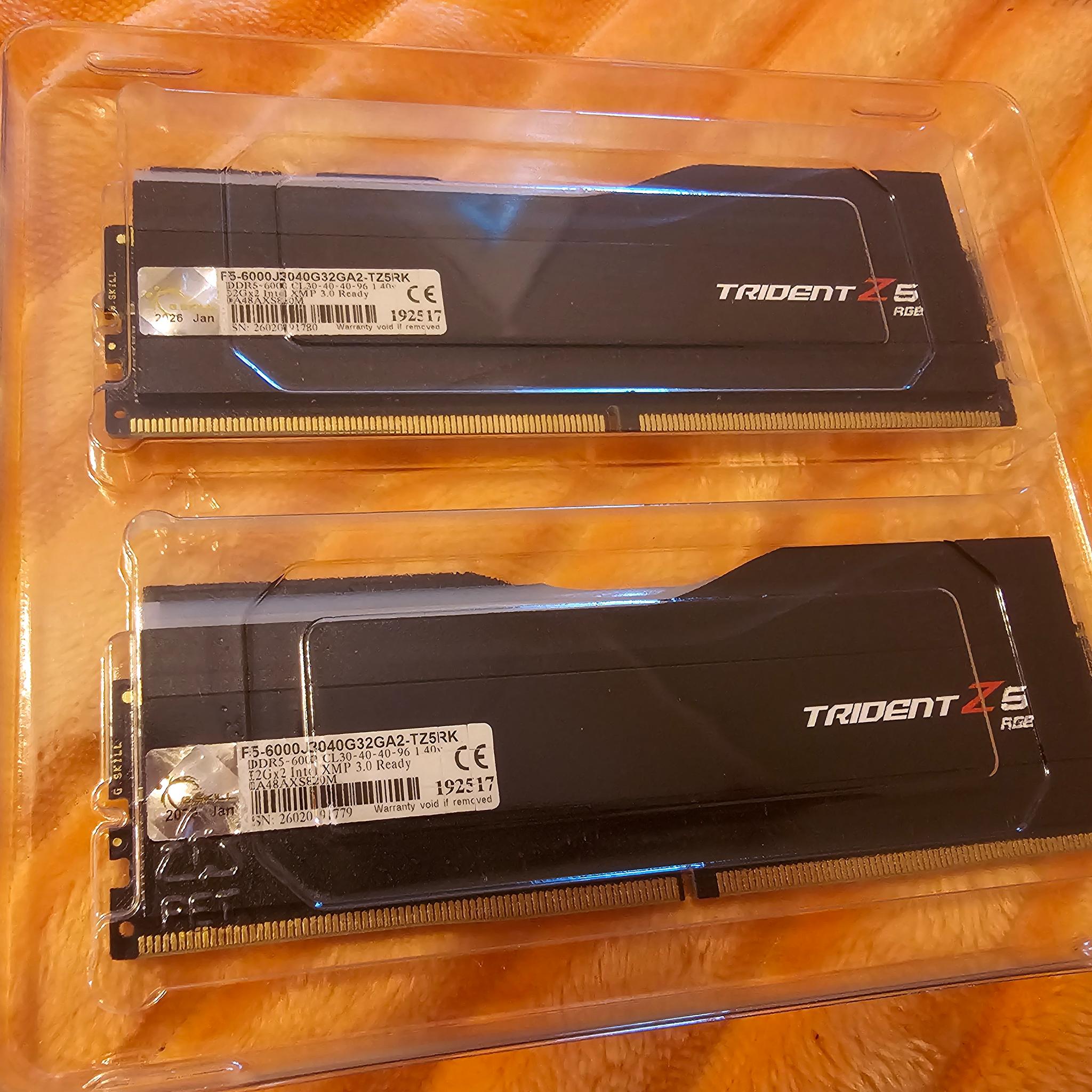 G.SKILL Trident Z5 RGB 64GB DDR5-6000 CL30 2x32GB – RMA Replacement