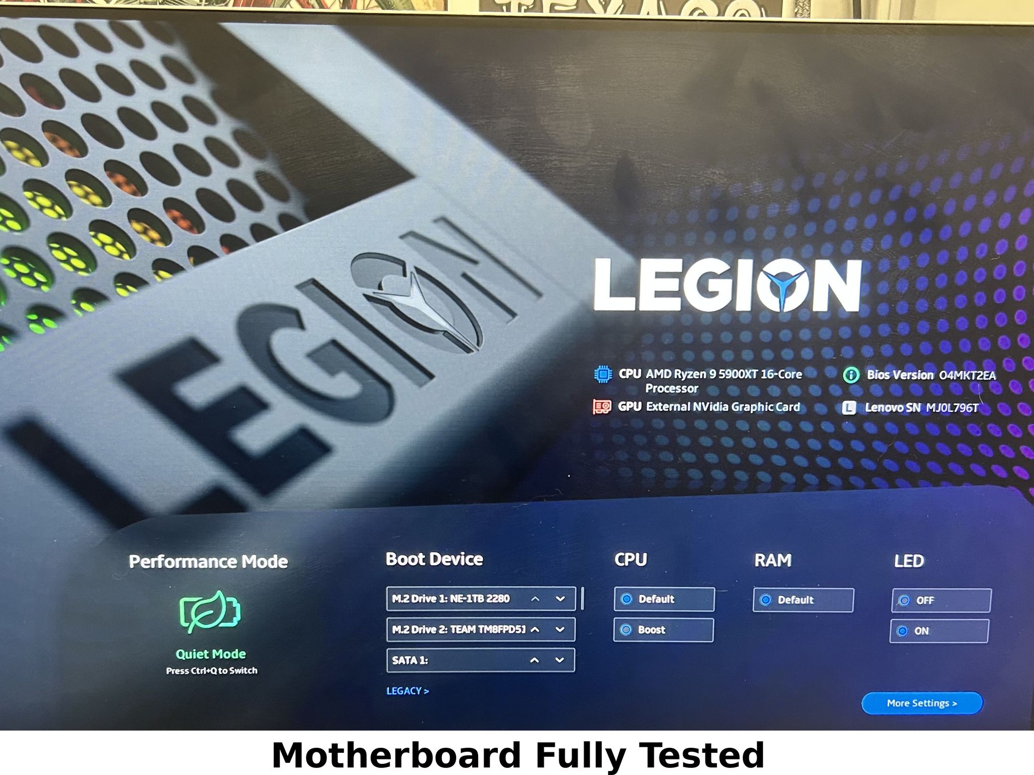 B450 AM4 ATX Lenovo Motherboard