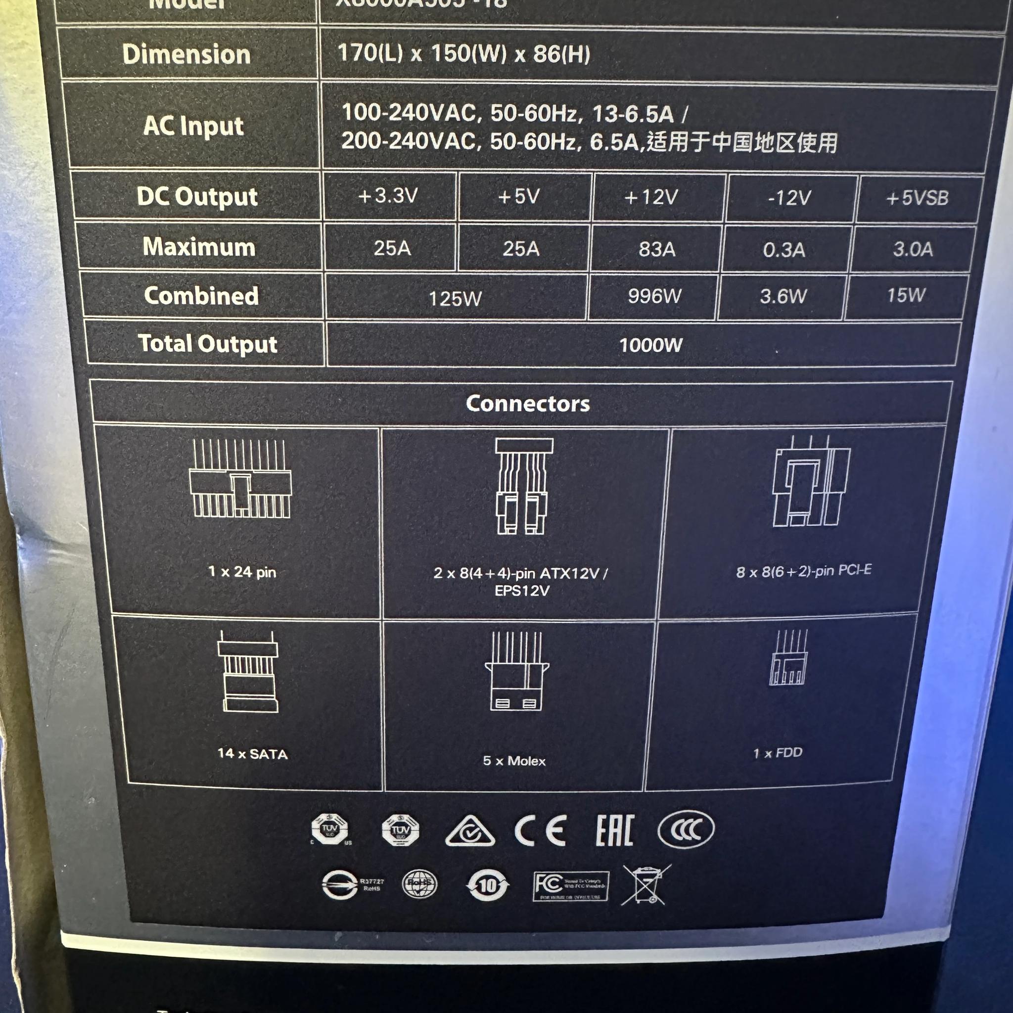 Antec Signature 1000W Platinum