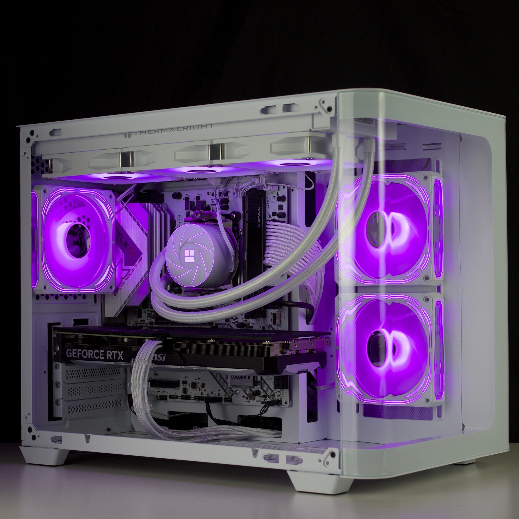 ❄️🧊💎- Whiteout 1440P Gaming PC | RTX 4070, Ryzen 5 7500F, 16GB RAM, 1TB SSD ❄️🧊💎