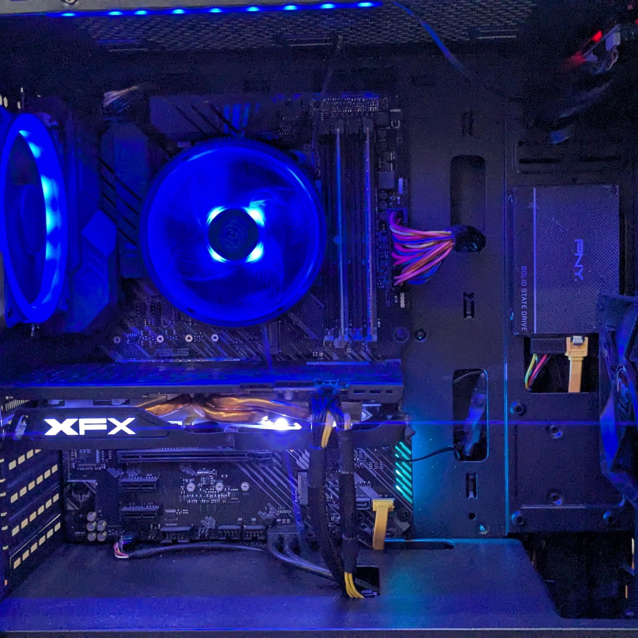 AM4 Upgrade Path | 140 FPS Fortnite | R5 1600AF, RX 570 8GB, 500GB SSD, RGB, Win11
