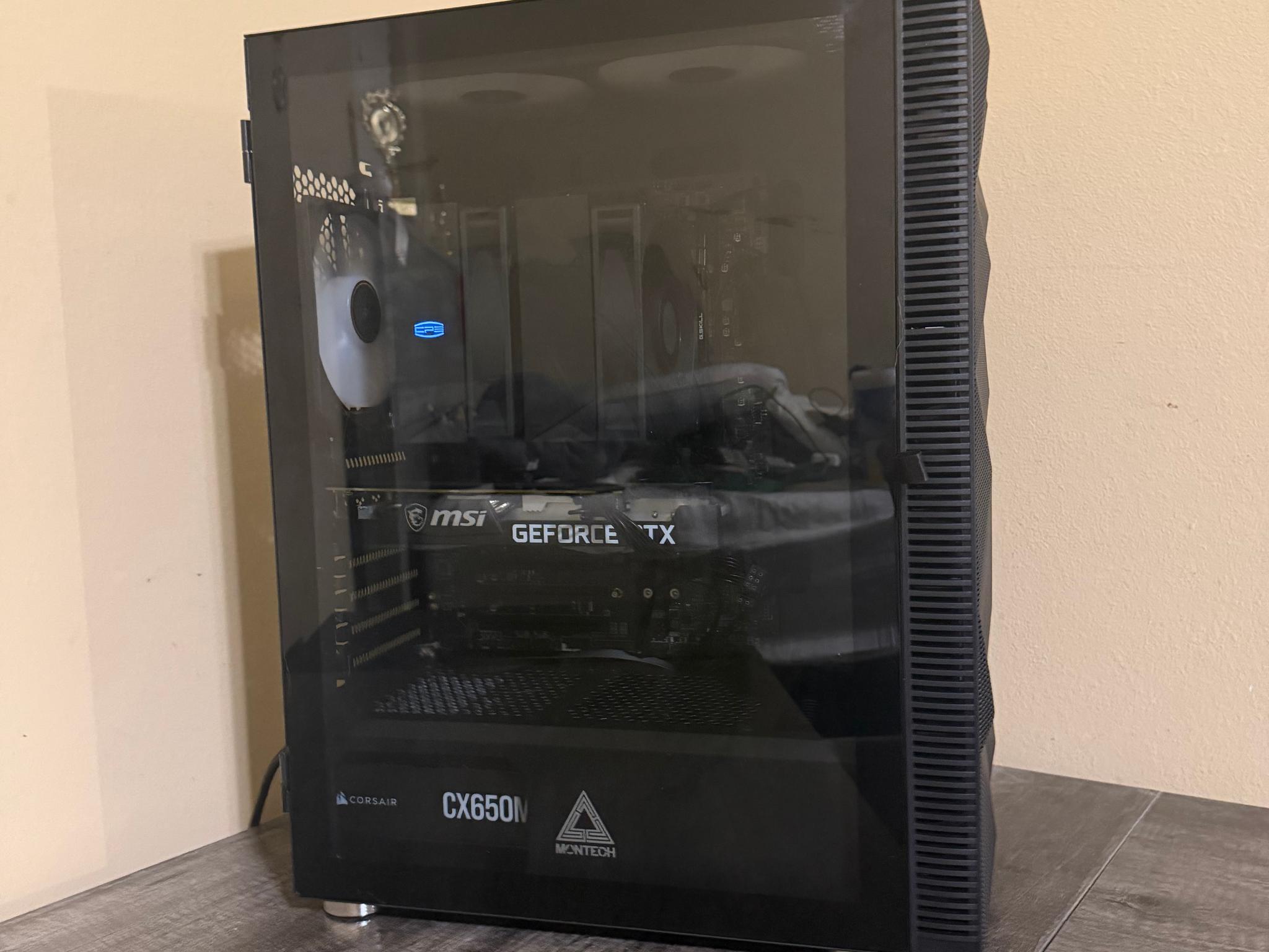 Custom Built Gaming PC, RTX 3060, Intel I5 12400, 32GB DDR4, 650w PSU, 2TB SSD