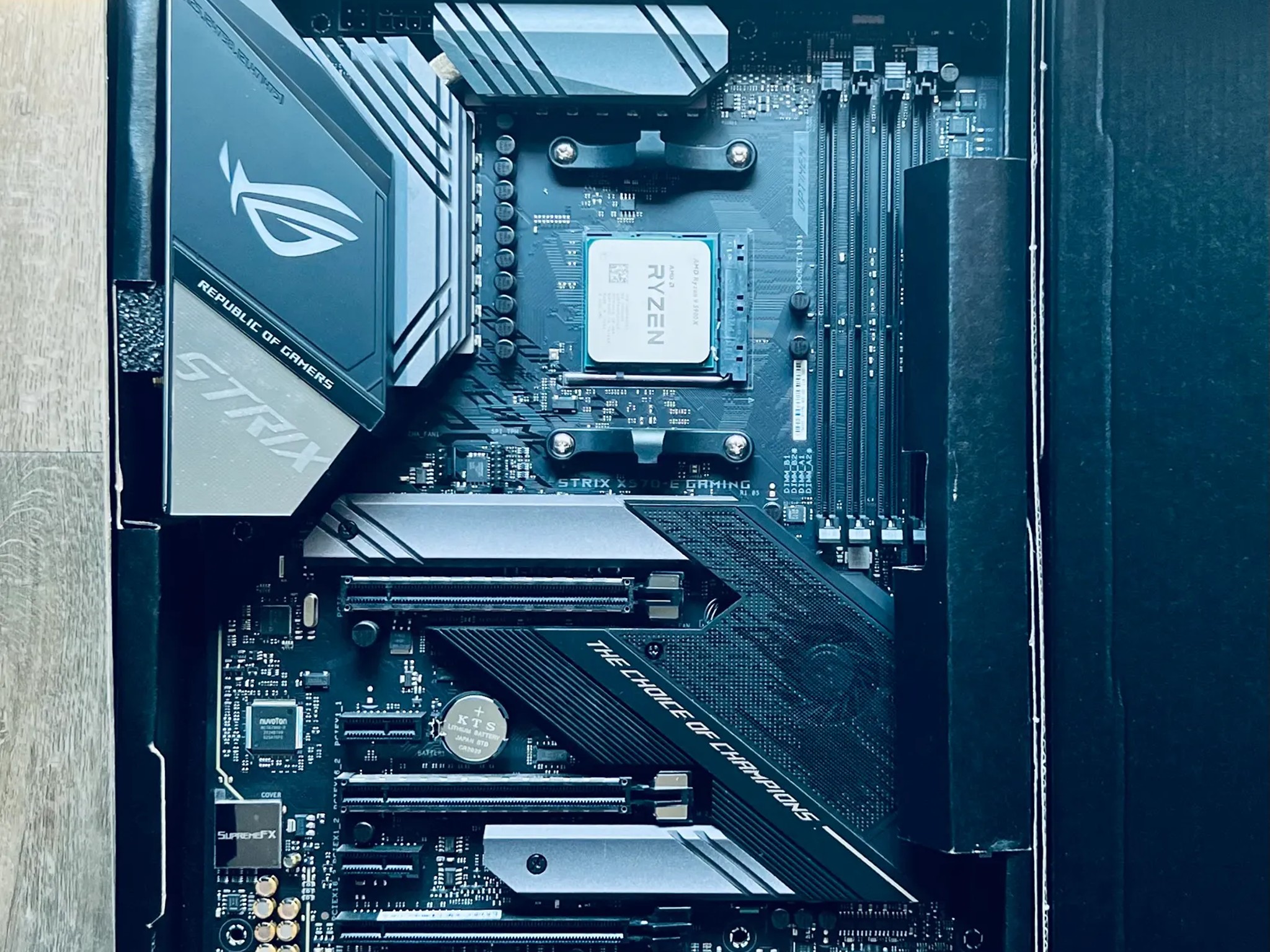 AMD Ryzen 9 5900X CPU with ASUS ROG Strix X570-E Gaming Motherboard Bundle