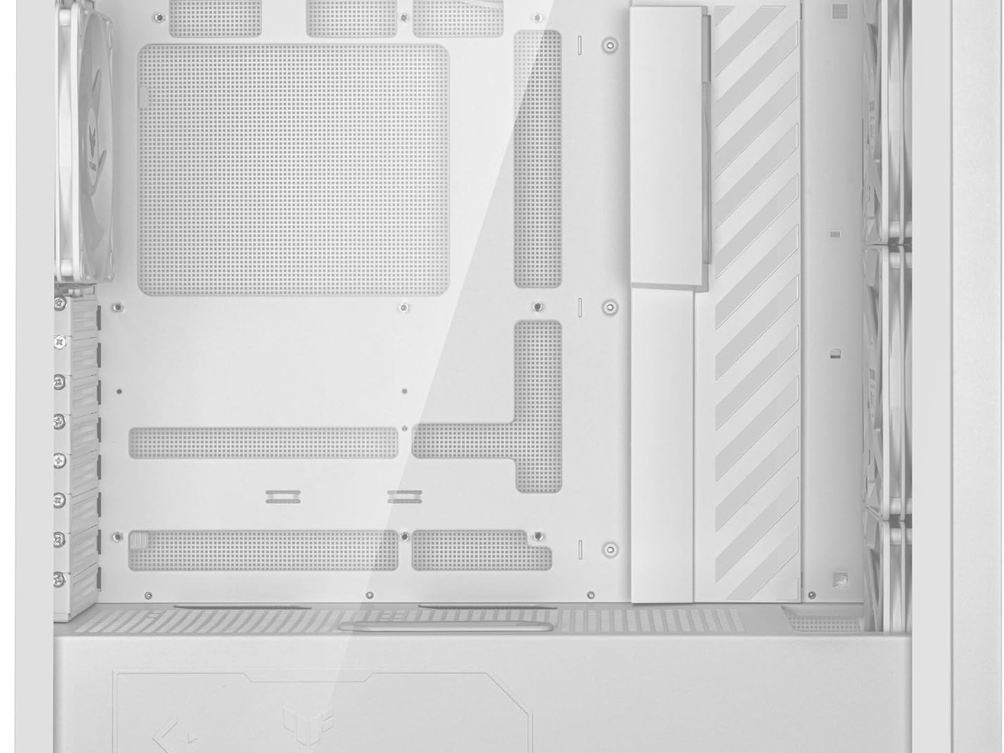 ASUS TUF Gaming GT302 ARGB White ATX Mid Tower Computer Case