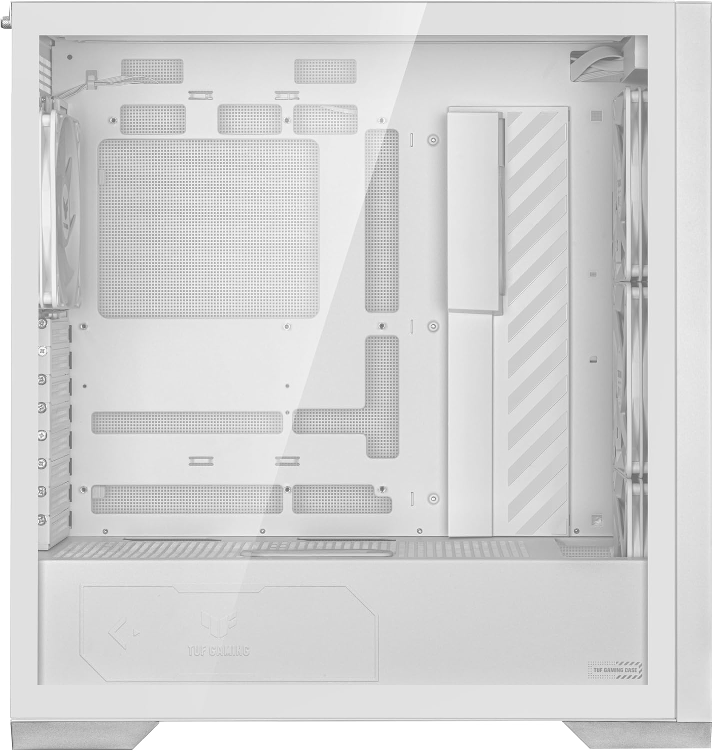 ASUS TUF Gaming GT302 ARGB White ATX Mid Tower Computer Case