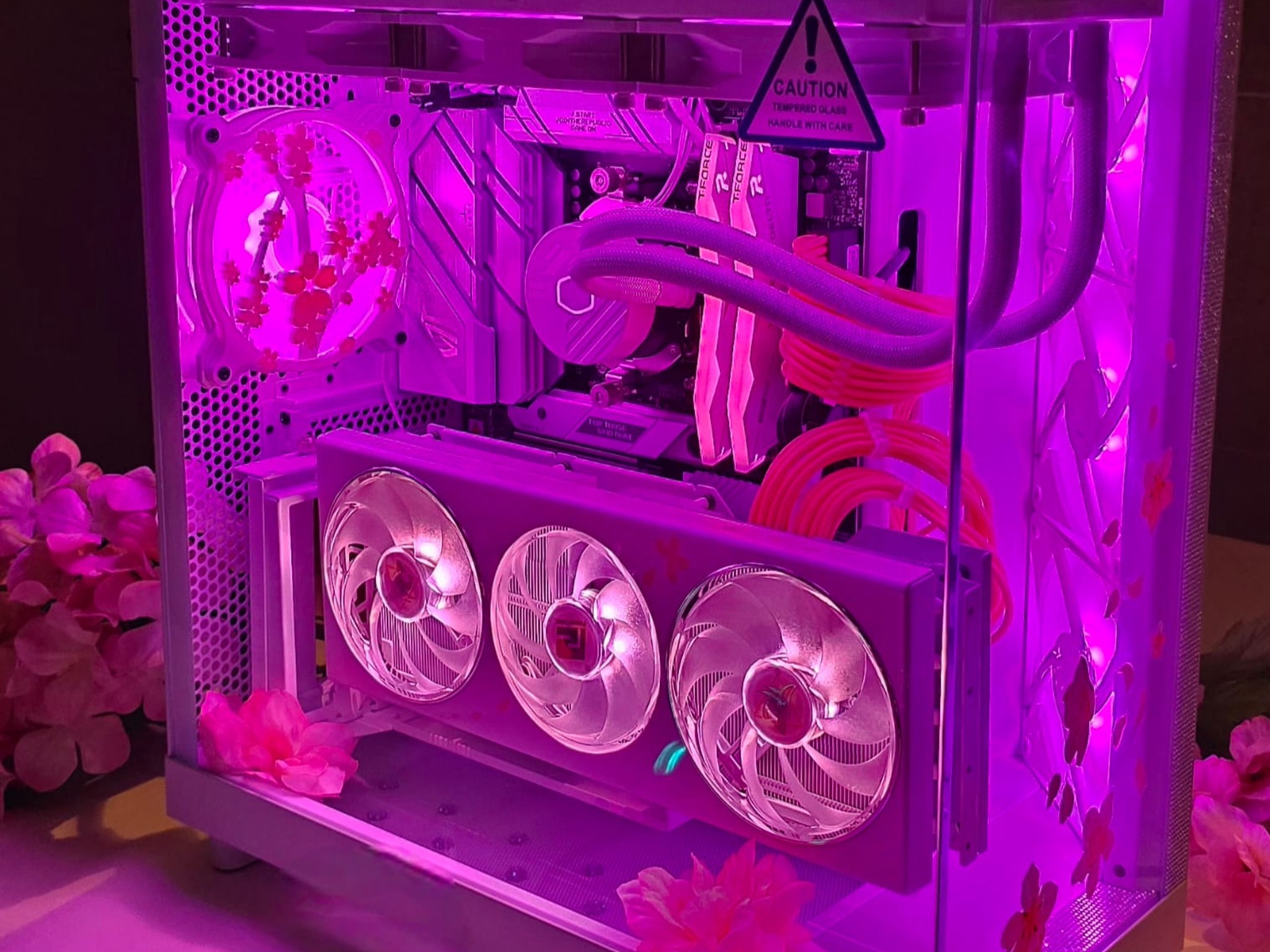 Sakura Pc 🌸🌸🌸 7800X3D + 7800XT (Sakura Version)
