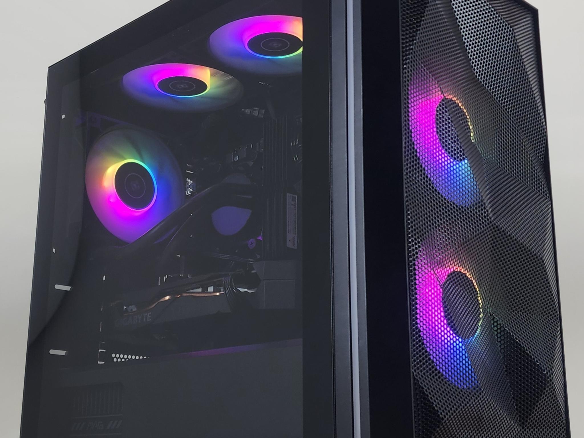 Gaming PC Ryzen 5 2600X 32GB RAM 512GB SSD+1TB HDD RTX 2060 12GB Win 11 Computer