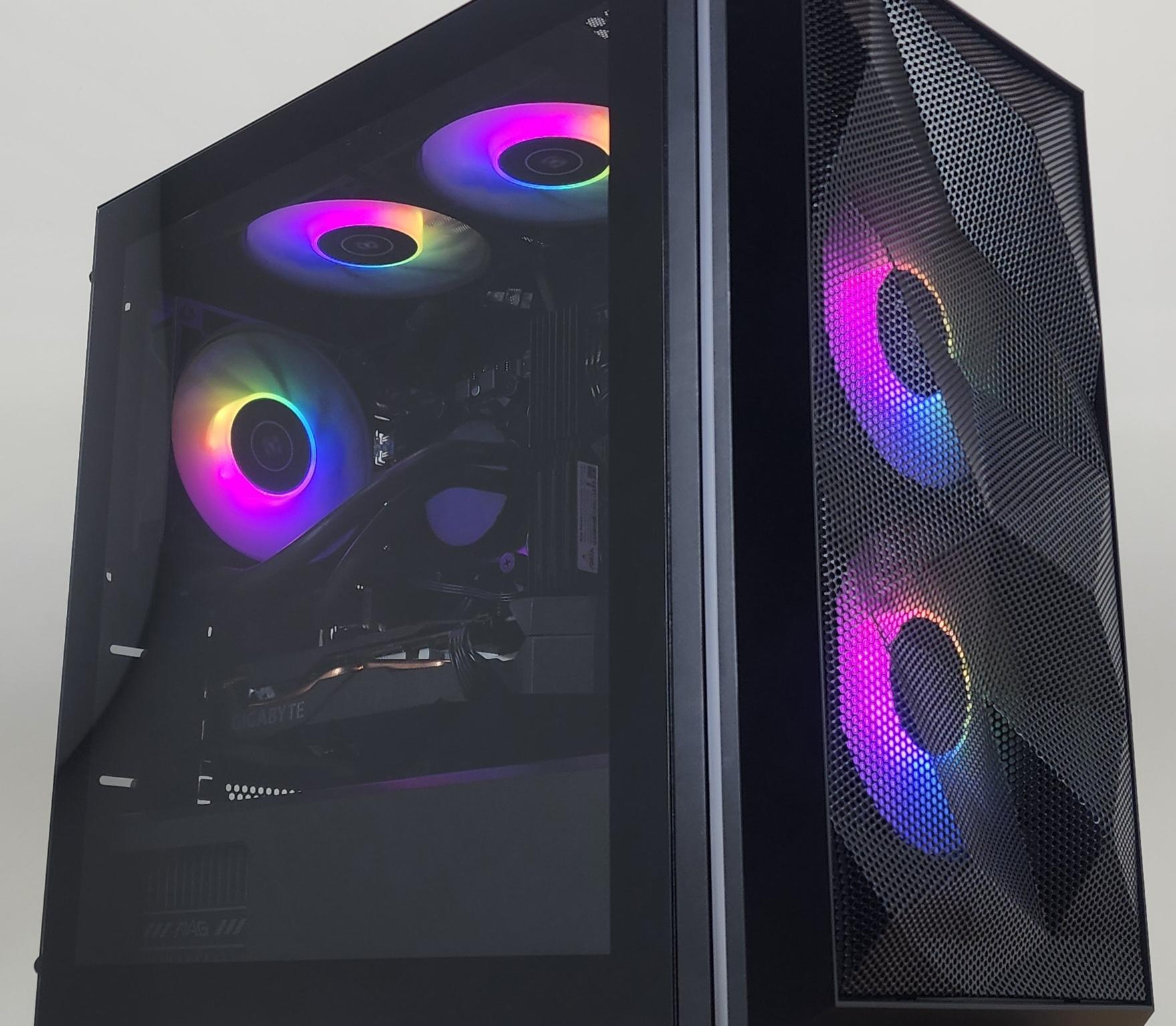 Gaming PC Ryzen 5 2600X 32GB RAM 512GB SSD+1TB HDD RTX 2060 12GB Win 11 Computer