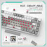 AK820 75% Mechanical Wired Gaming Keyboard with Knob Hot Swappable Attack Shark ajazz
