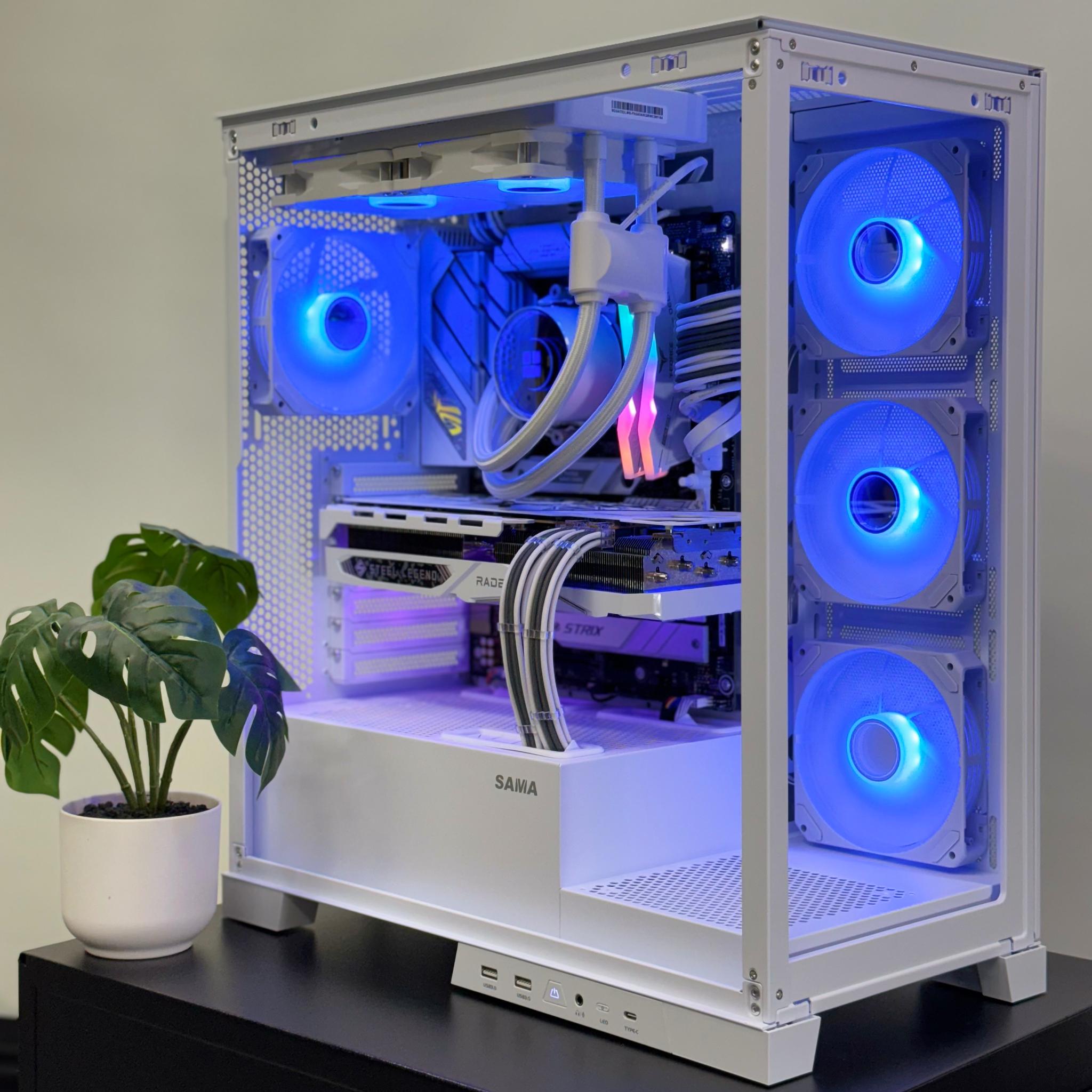 Almost Heaven 🪽 Radeon RX 7900 GRE ☀️ AMD Ryzen 7600X 🌙32GB RAM DDR5 ✨1TB m.2 📖 White Build